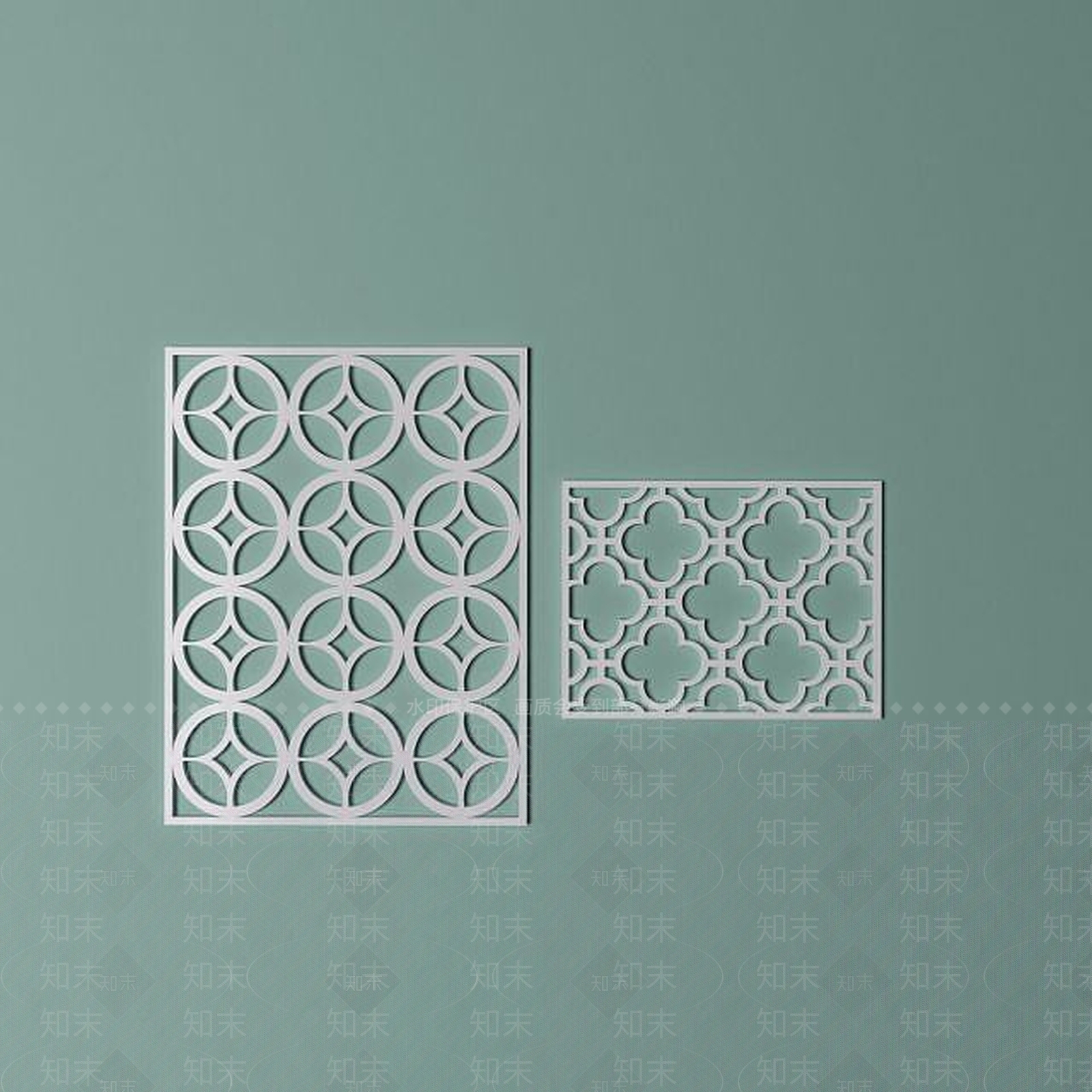 现代花格3D模型下载【ID:1189094846】