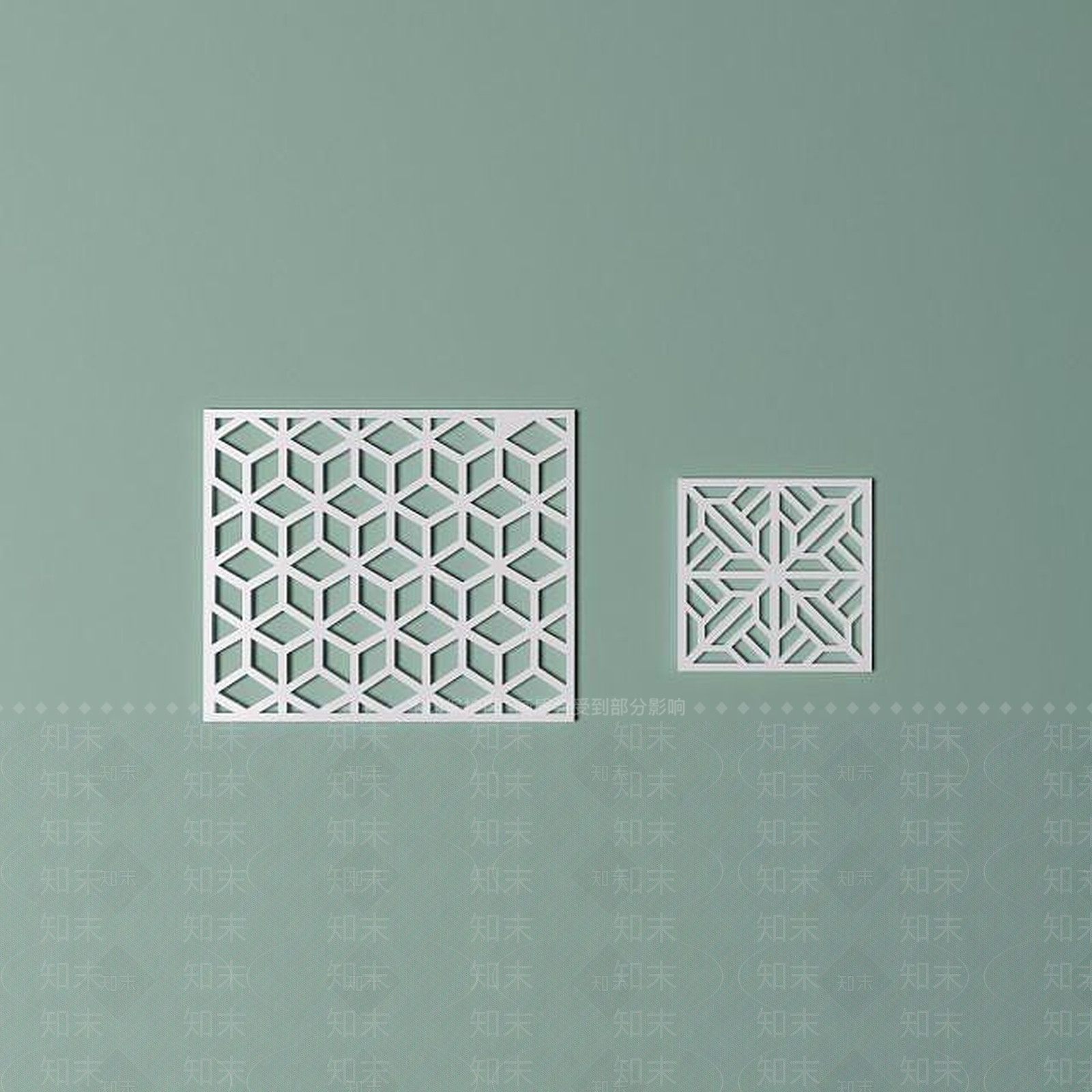 现代花格3D模型下载【ID:1189094904】