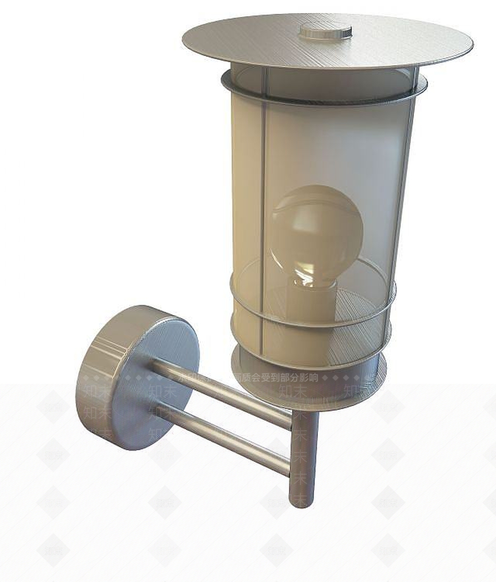 现代室外壁灯3D模型下载【ID:1189095731】