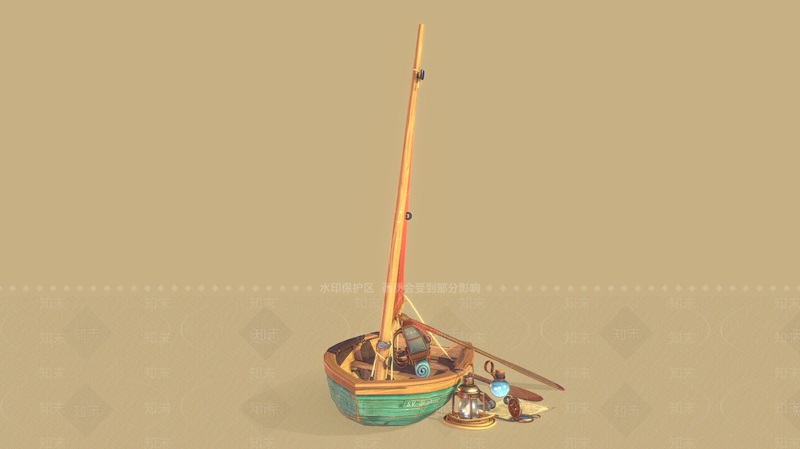 船3D模型下载【ID:1189098607】