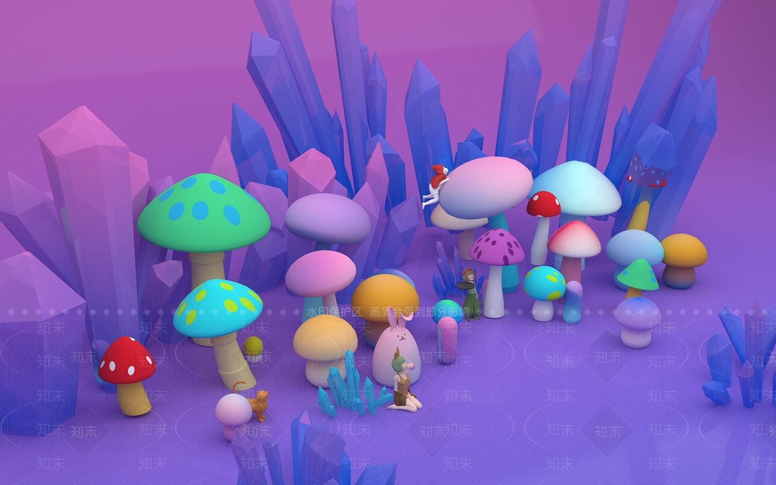 现代美陈3D模型下载【ID:1189100170】