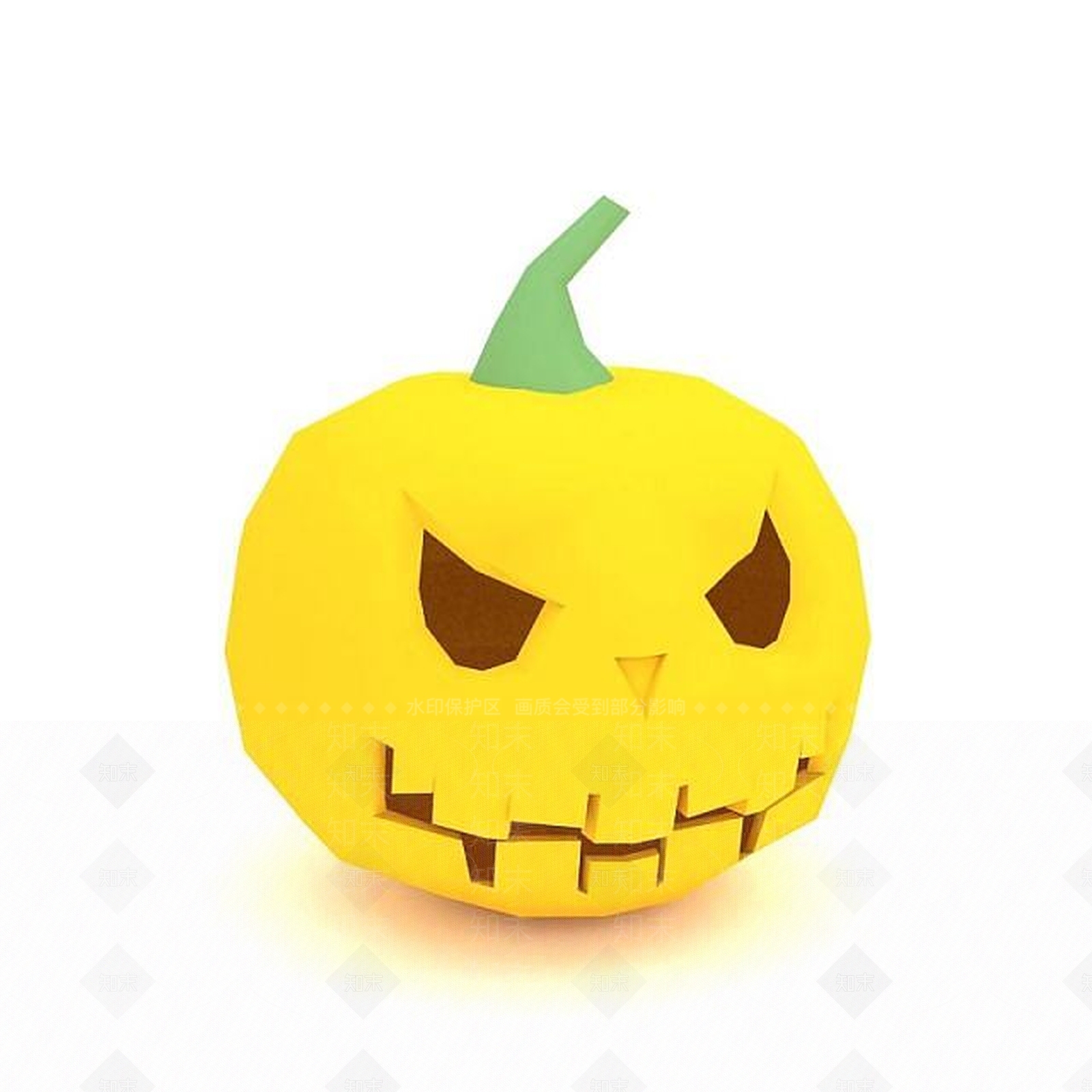 现代万圣节南瓜灯3D模型下载【ID:1189111246】