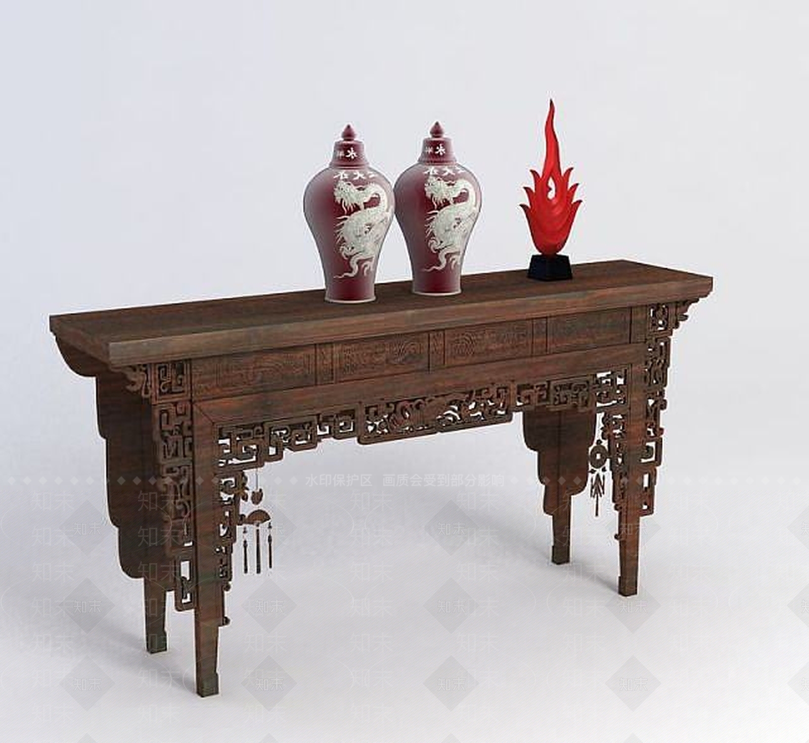 中式案几3D模型下载【ID:1189113256】