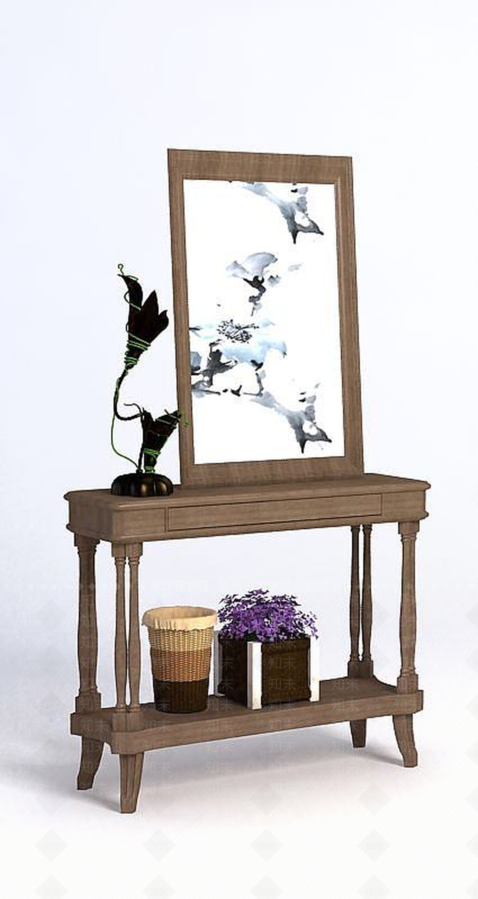 中式案几3D模型下载【ID:1189113321】