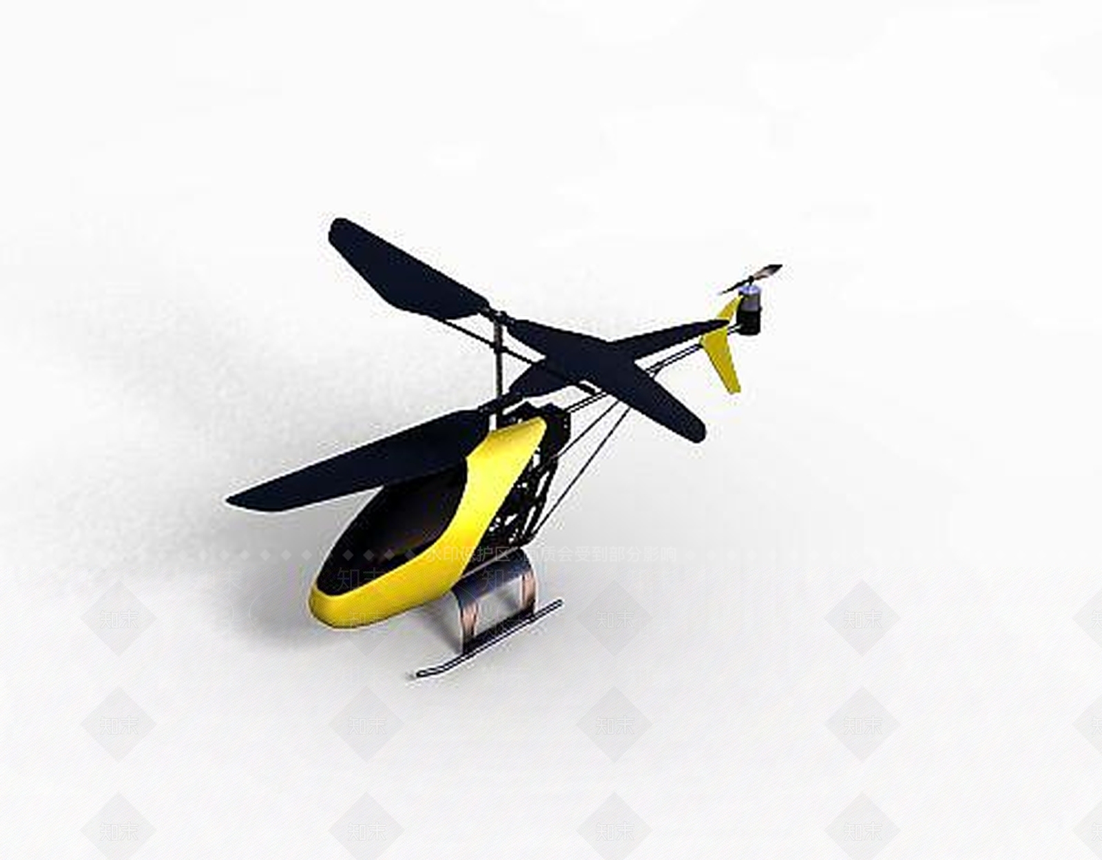 现代玩具飞机3D模型下载【ID:1189114626】
