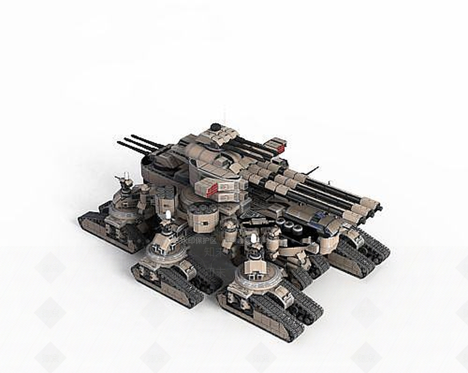 现代机甲3D模型下载【ID:1189114739】