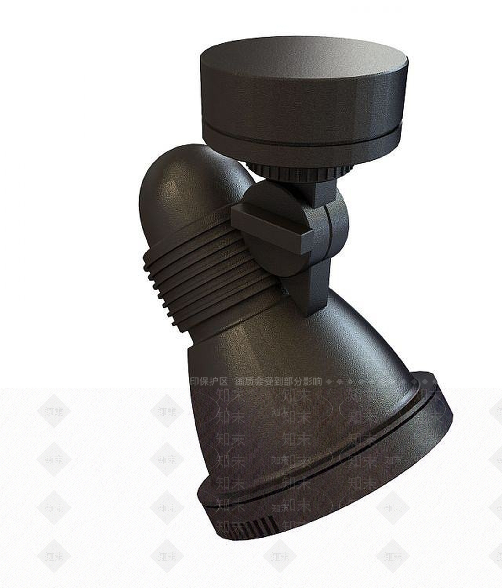 现代黑色射灯3D模型下载【ID:1189115179】