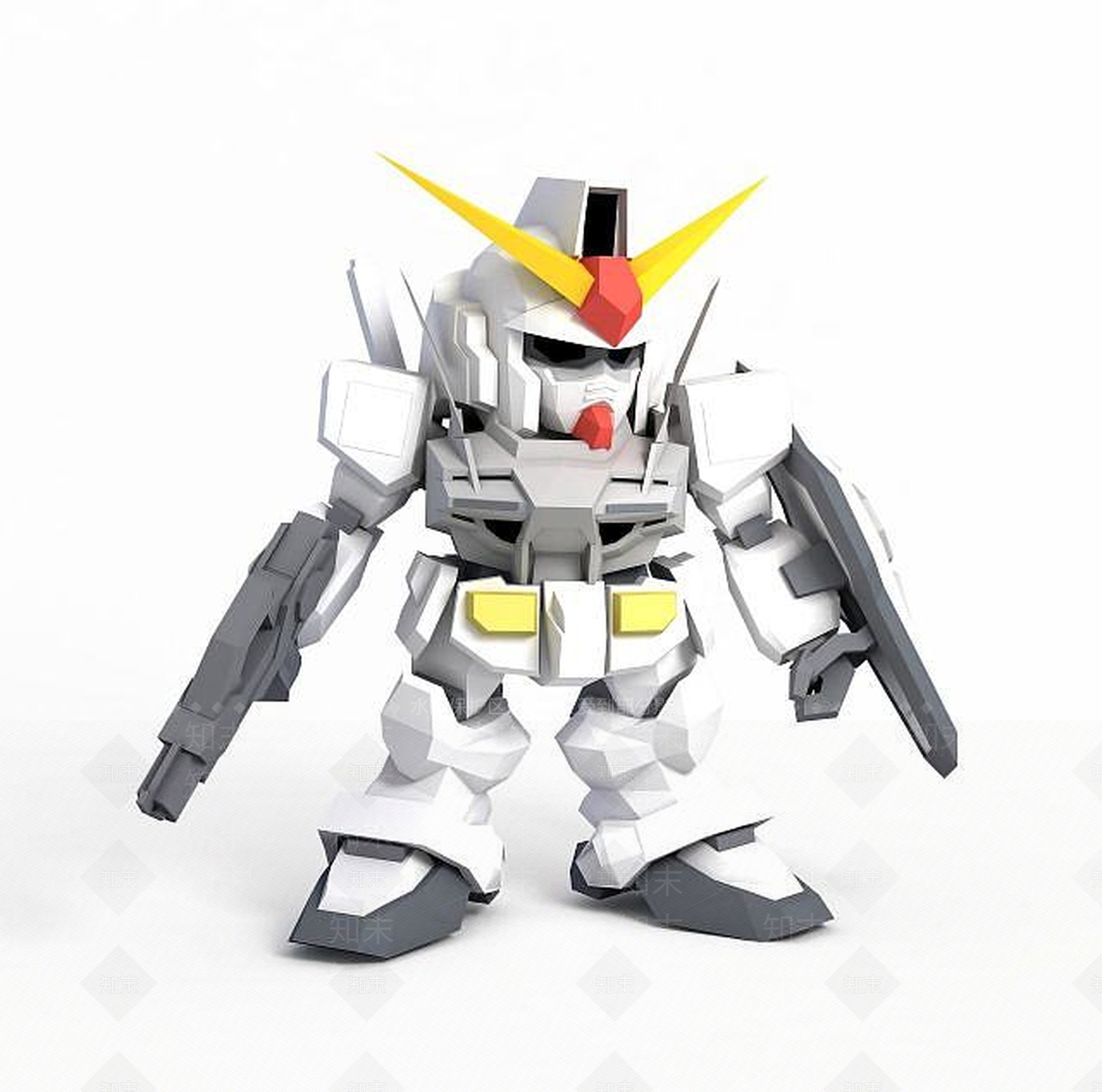 现代高达机甲万代3D模型下载【ID:1189116322】