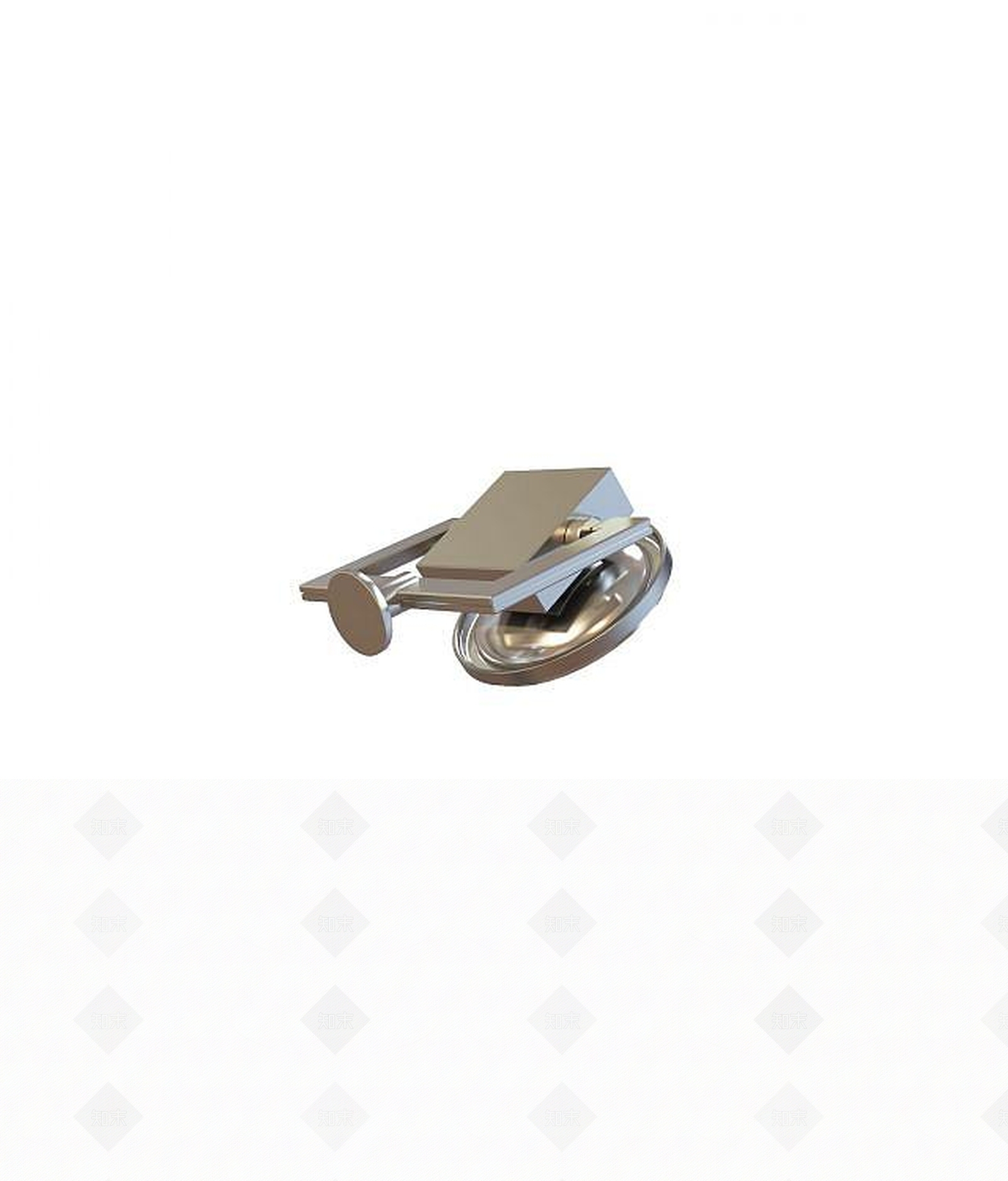 现代金属射灯3D模型下载【ID:1189117099】