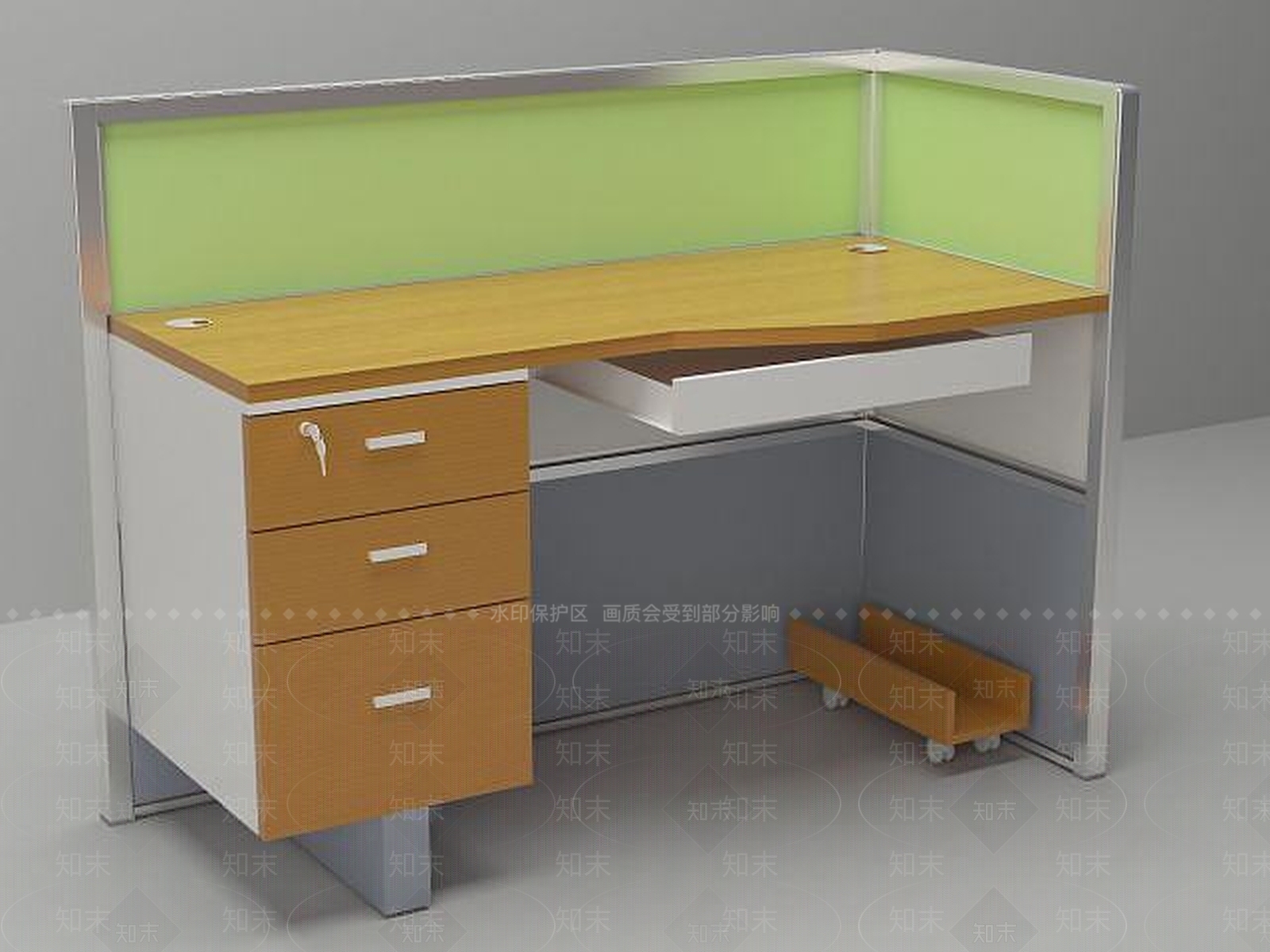 现代办公卡座3D模型下载【ID:1189118434】