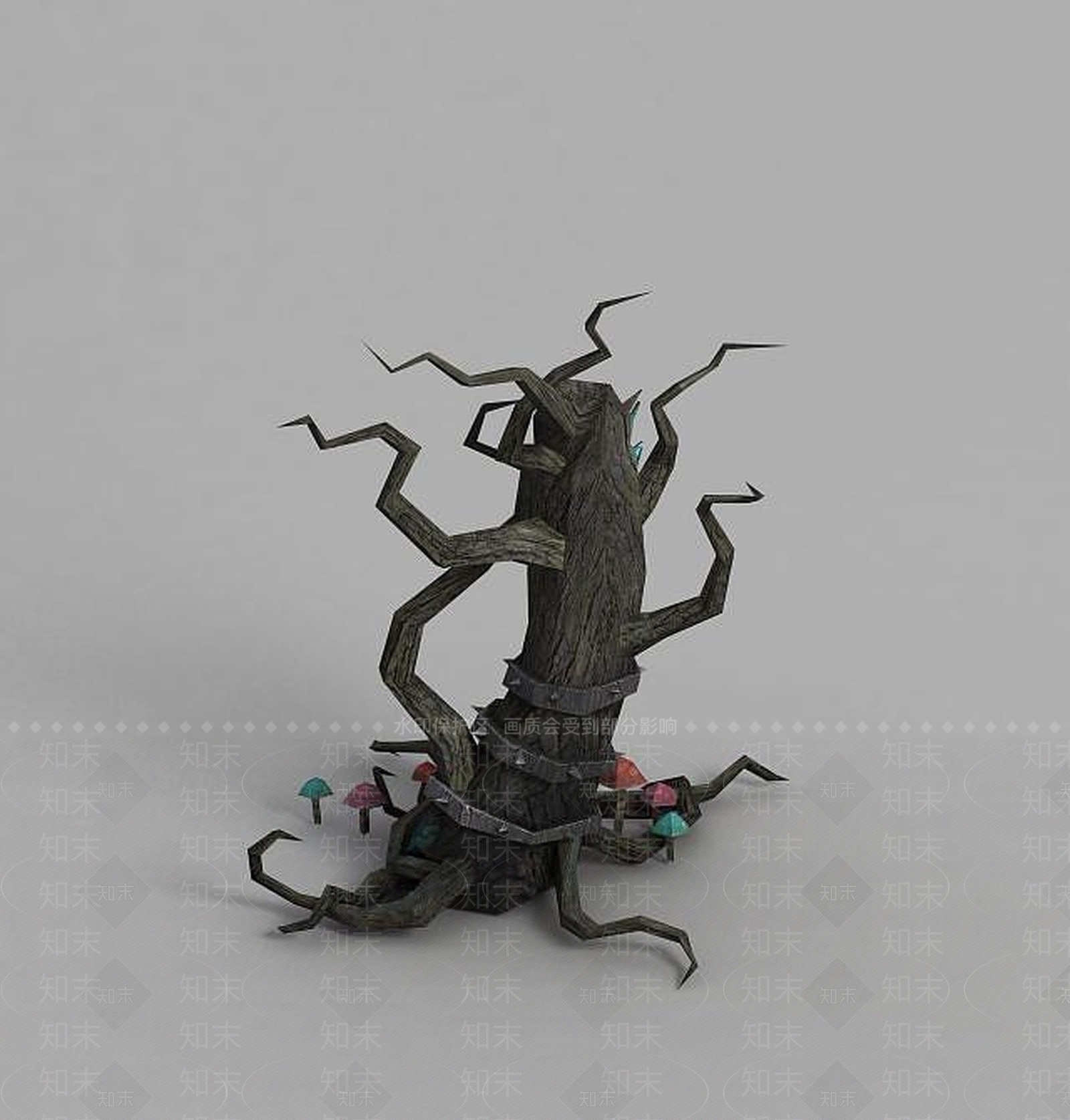 现代魔兽世界怪树3D模型下载【ID:1189120877】