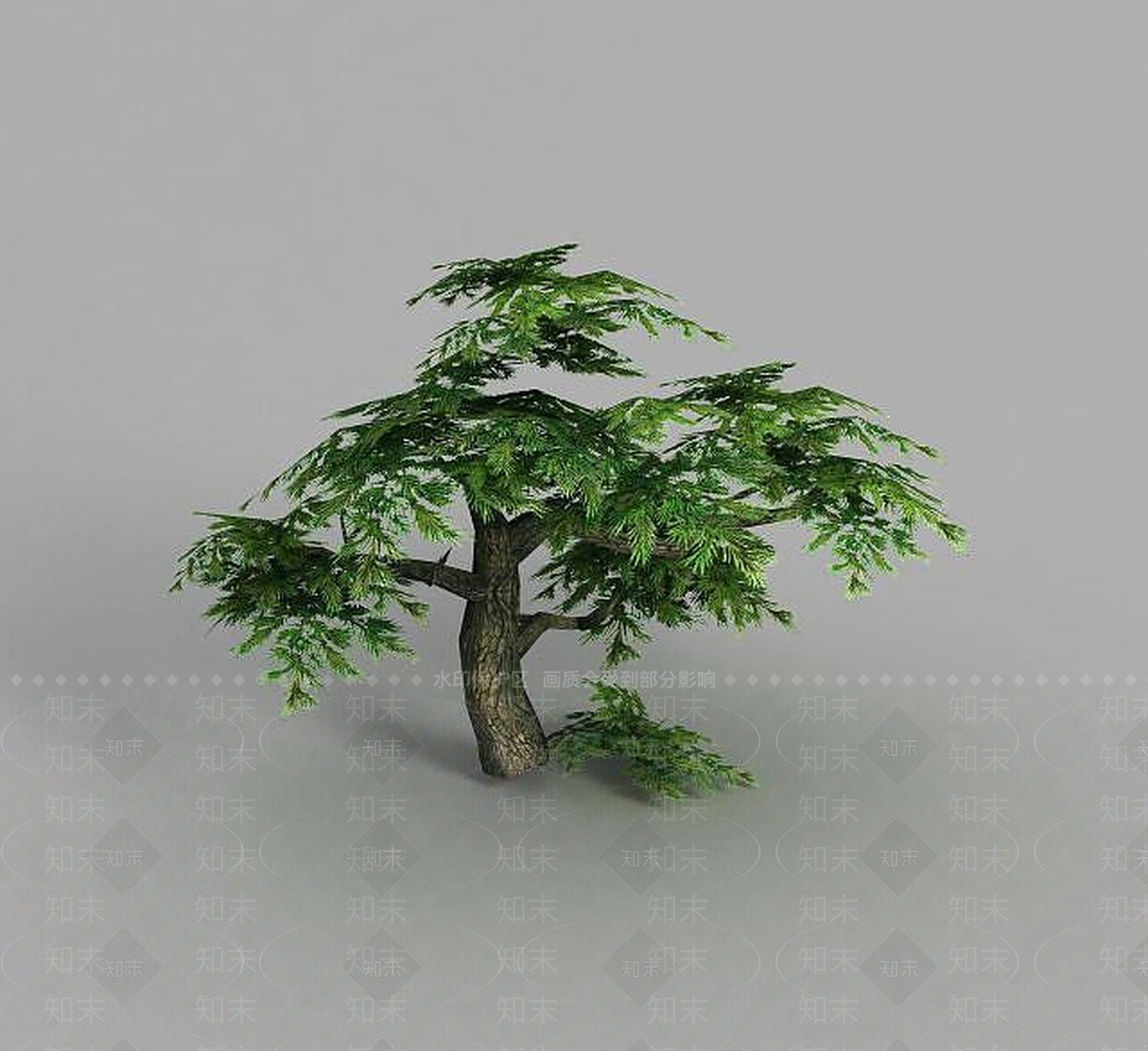 现代游戏场景榕树造型装饰3D模型下载【ID:1189121032】