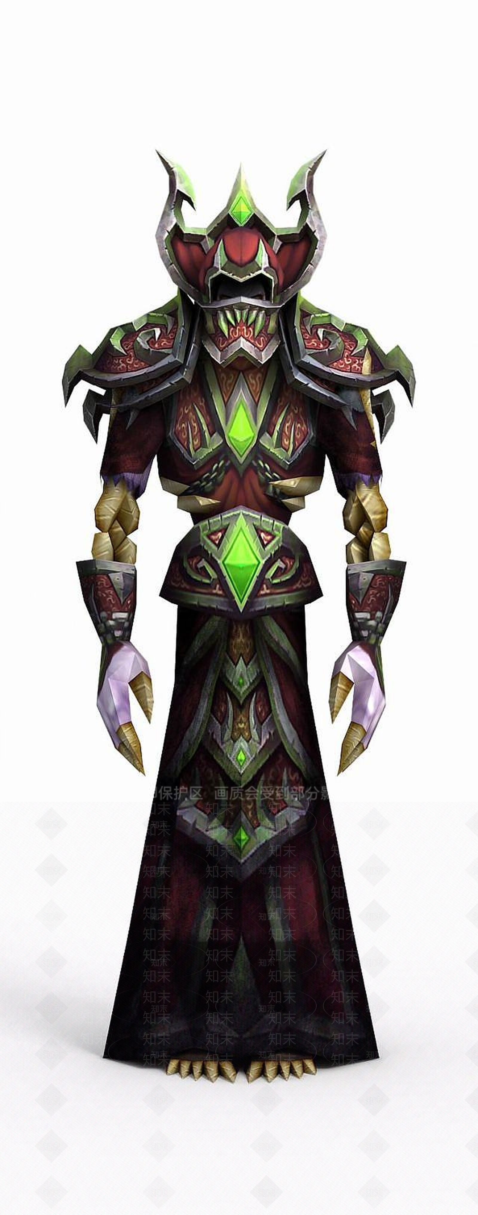 现代魔兽世界WOW游戏角色3D模型下载【ID:1189121086】