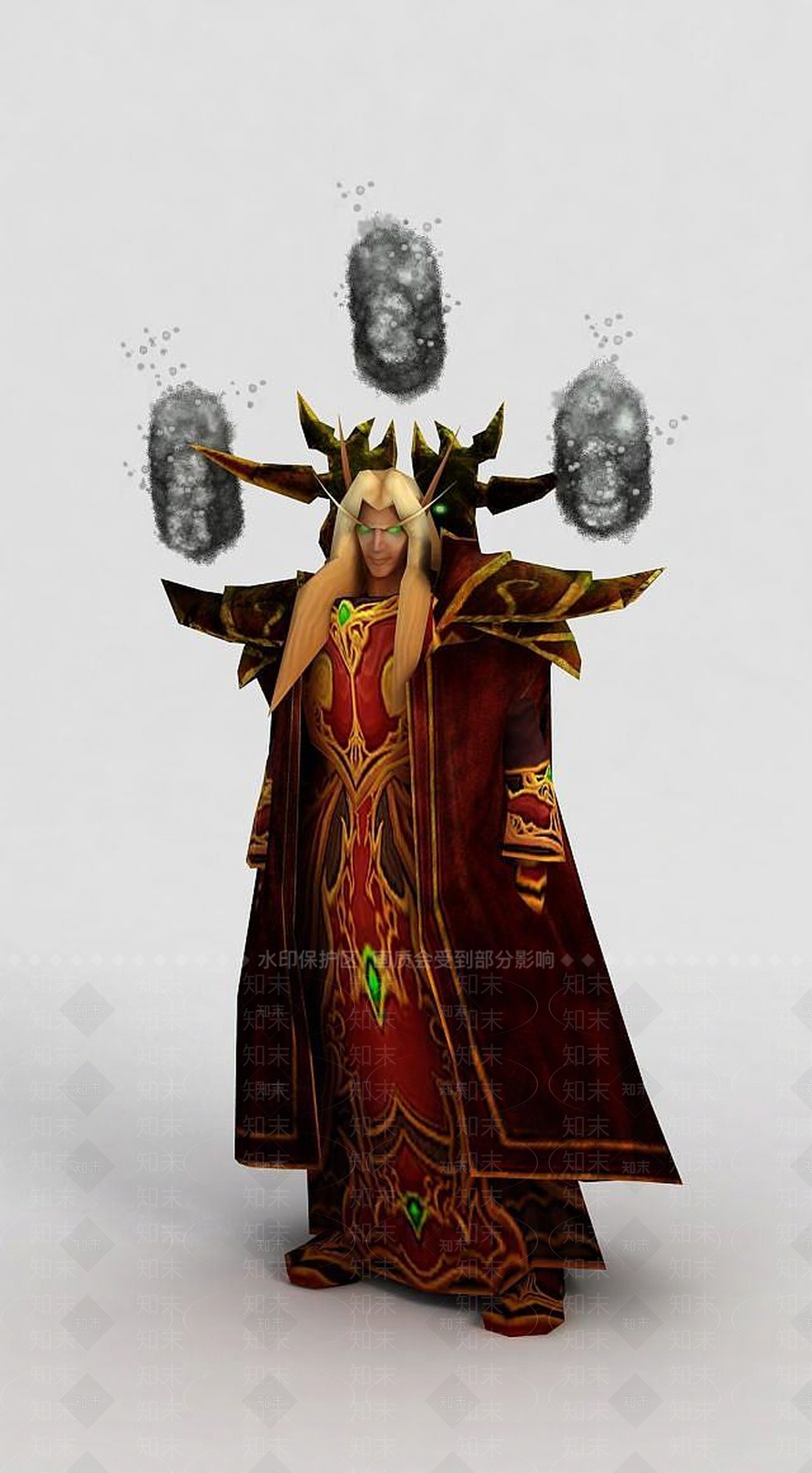 现代魔兽世界WOW游戏角色3D模型下载【ID:1189121172】