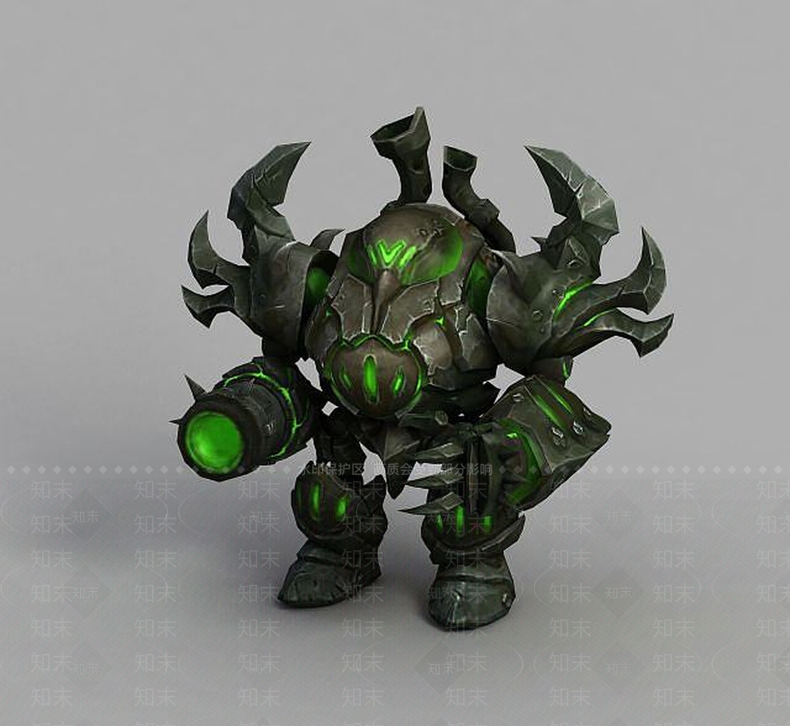 现代魔兽世界游戏角色3D模型下载【ID:1189121322】