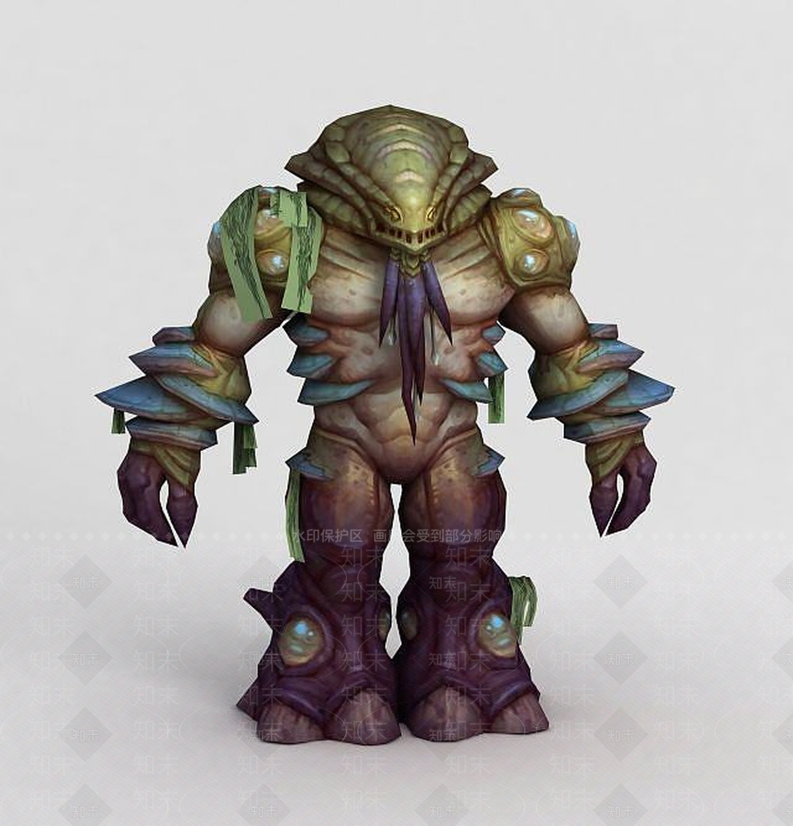 现代魔兽世界游戏角色3D模型下载【ID:1189121565】