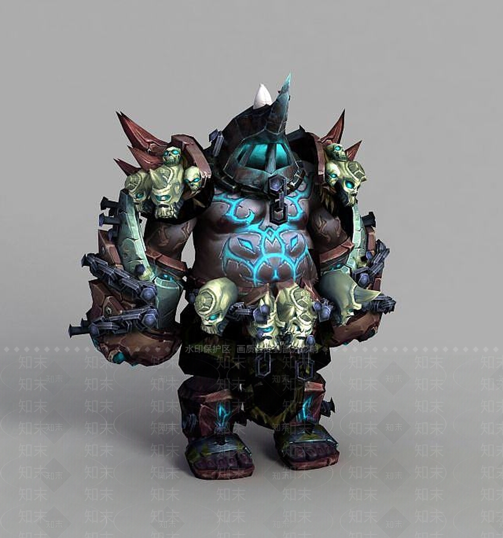 现代魔兽世界游戏角色3D模型下载【ID:1189121715】