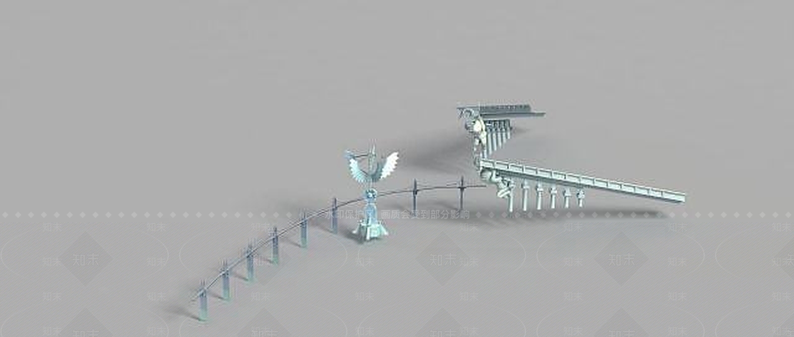 现代动漫游戏场景3D模型下载【ID:1189122007】