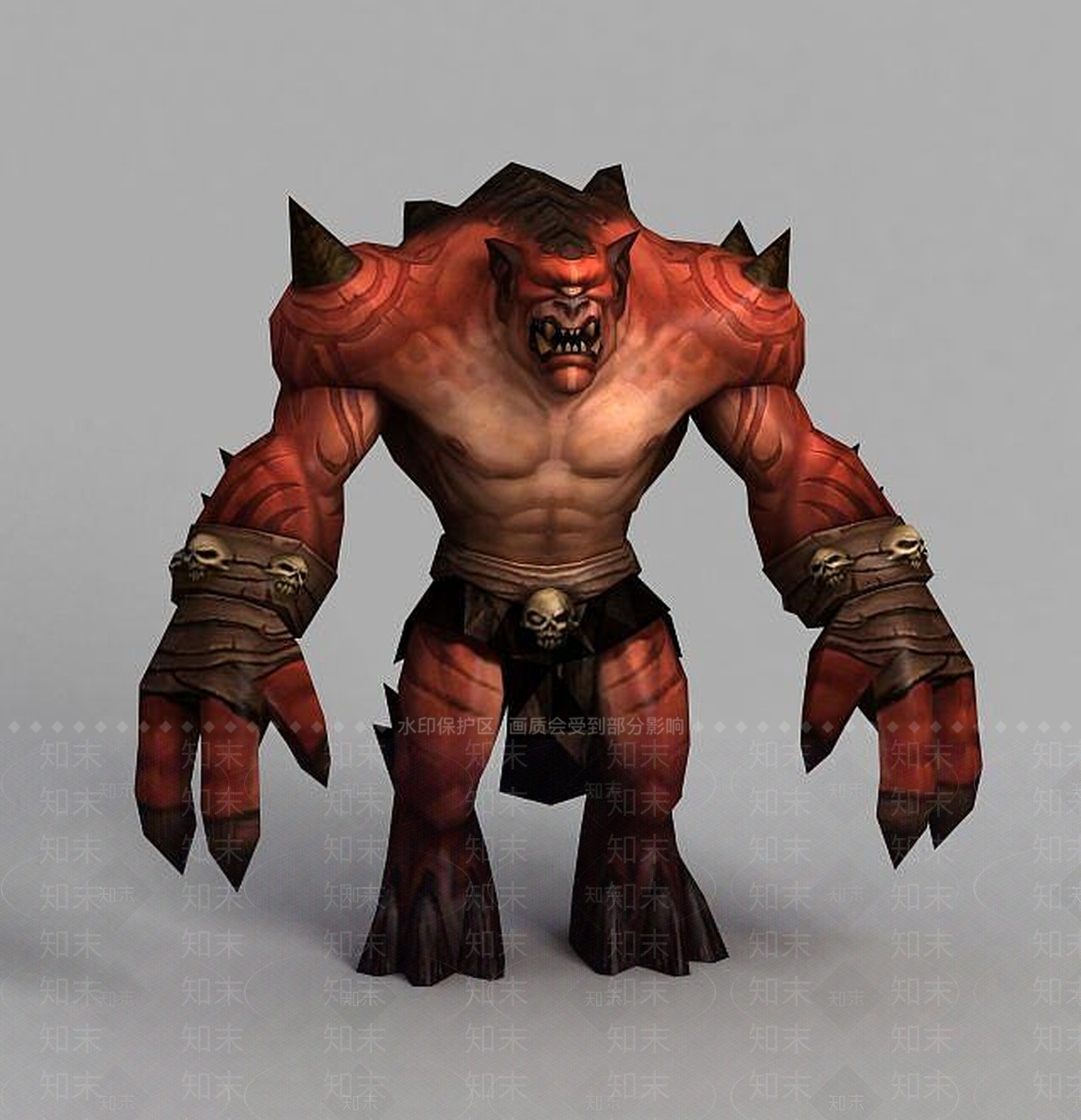 现代魔兽世界游戏角色3D模型下载【ID:1189122585】