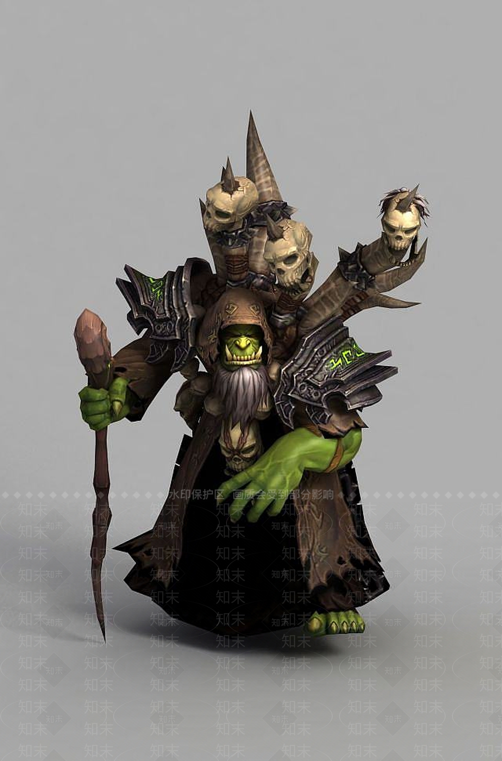 现代魔兽世界游戏角色3D模型下载【ID:1189122587】