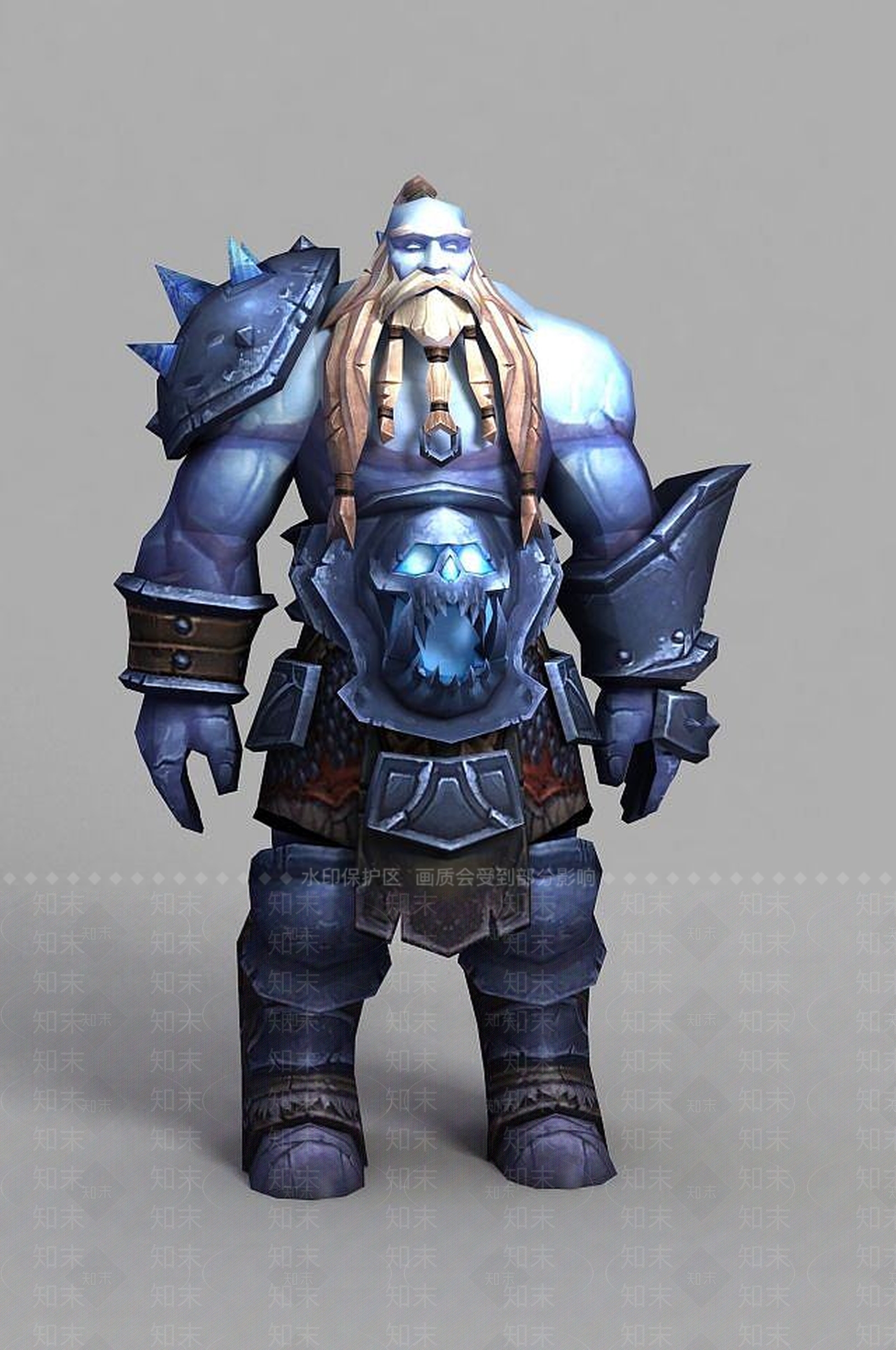 现代魔兽世界游戏角色3D模型下载【ID:1189122669】