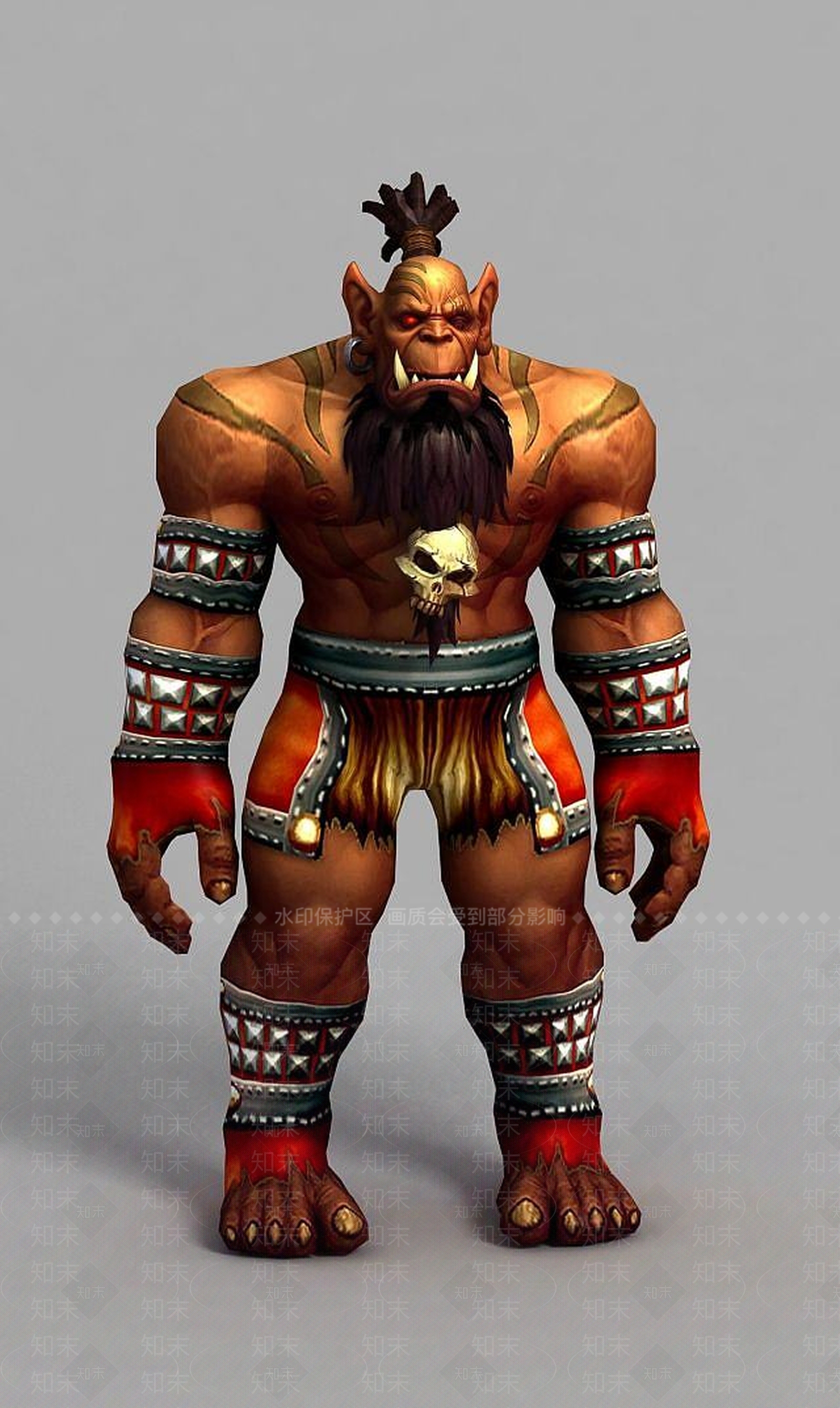 现代魔兽世界游戏角色3D模型下载【ID:1189122718】