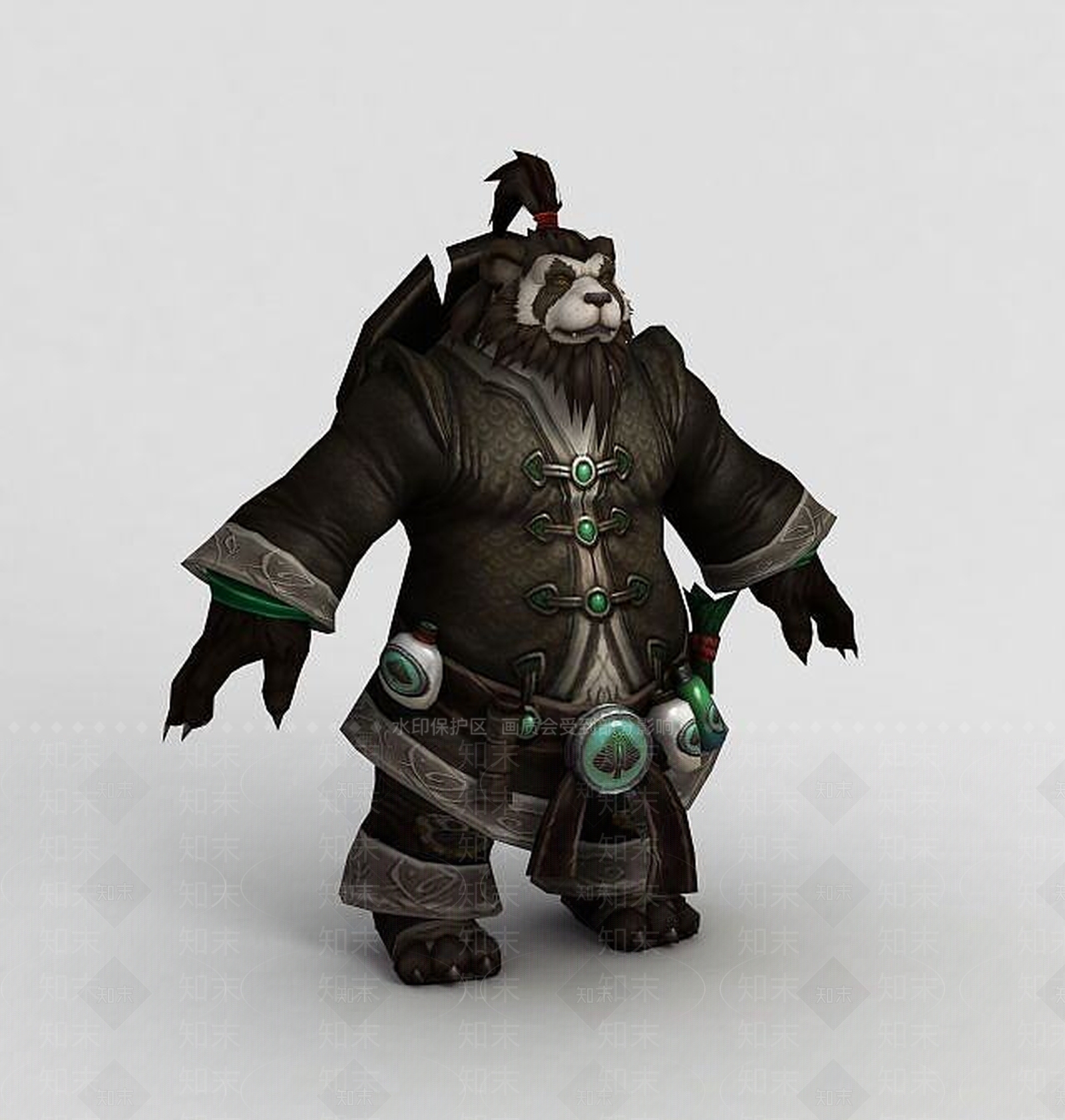 现代魔兽世界游戏人物角色3D模型下载【ID:1189123161】