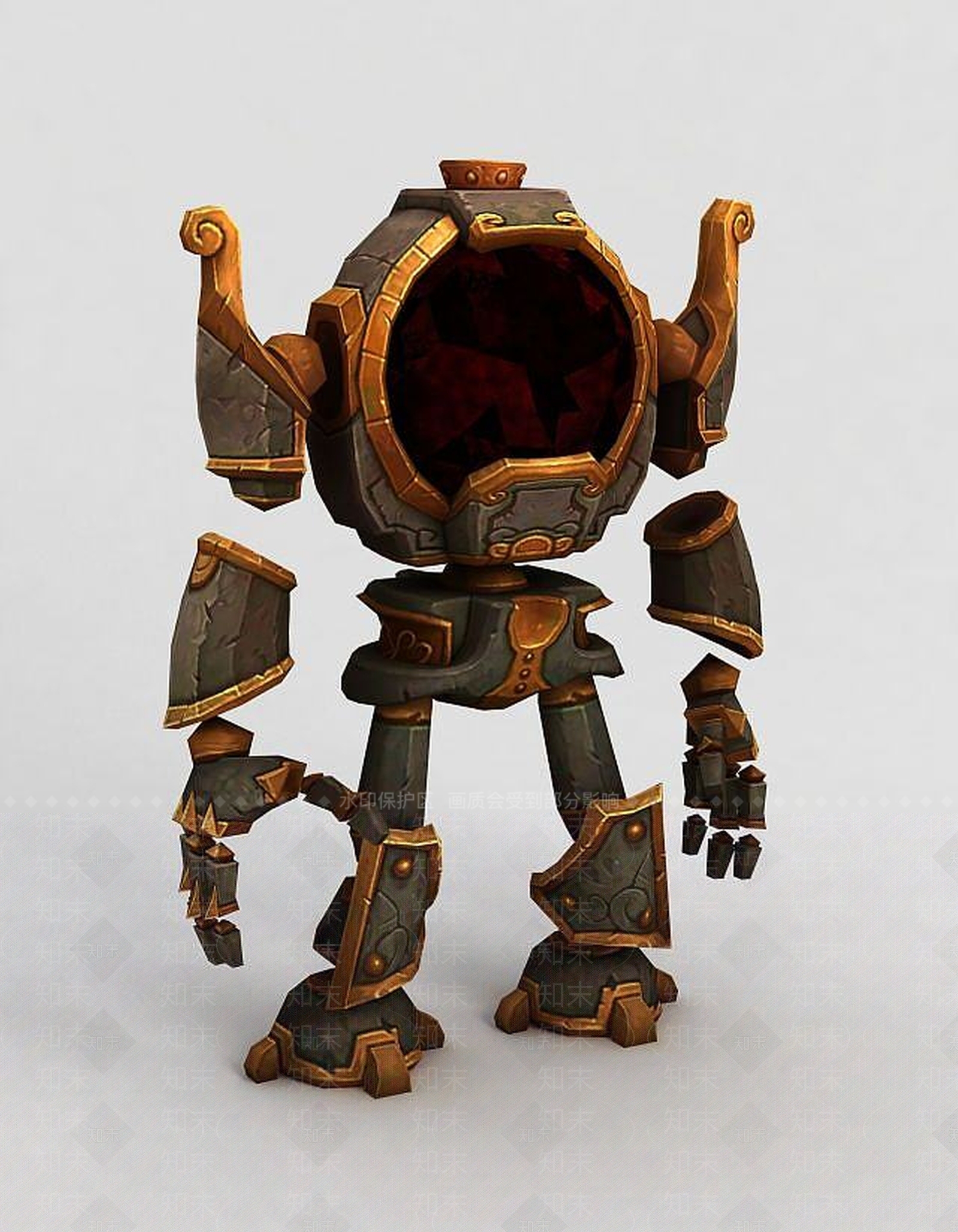 现代魔兽魔兽游戏角色3D模型下载【ID:1189123119】