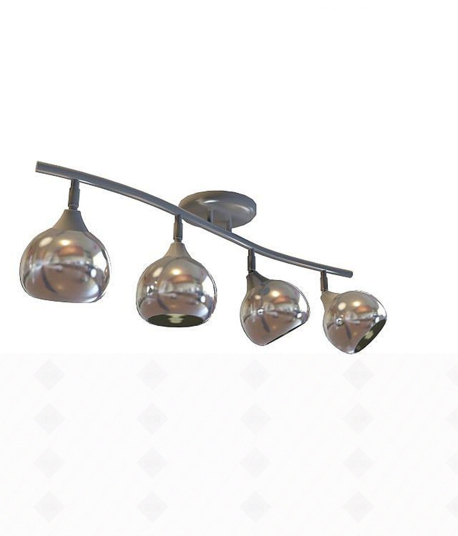 现代灯具组合3D模型下载【ID:1189611341】