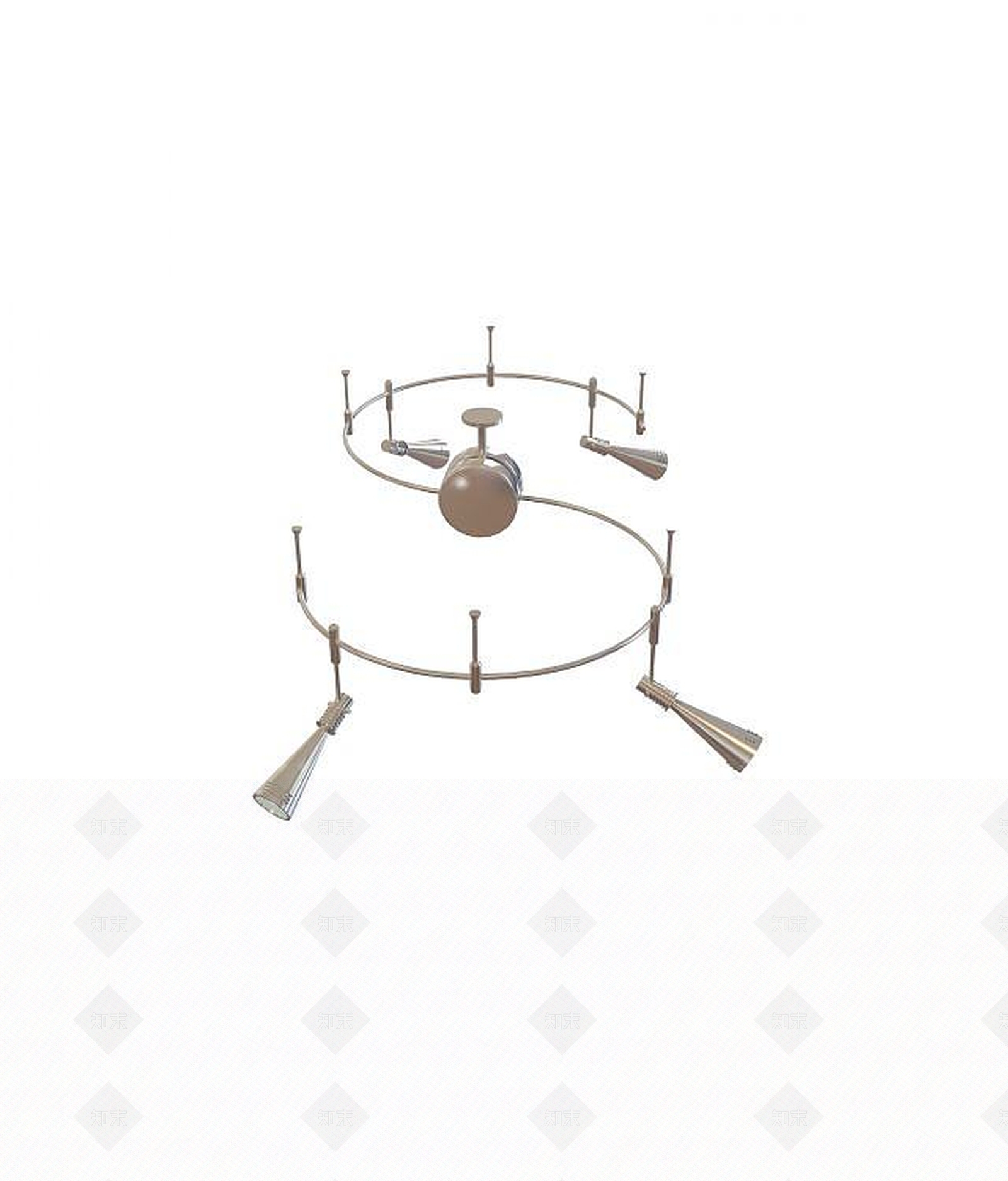 现代射灯3D模型下载【ID:1189128874】