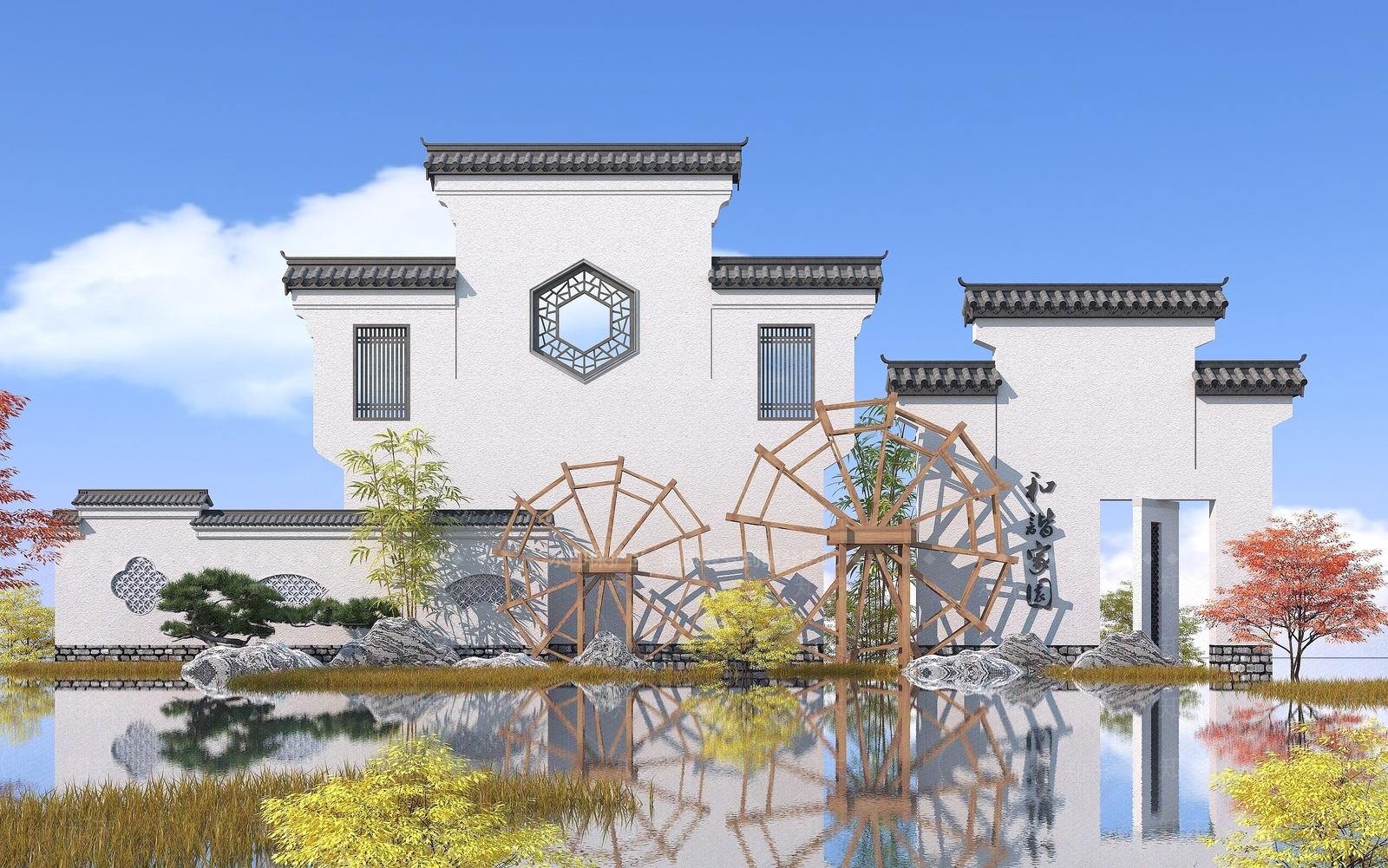 现代其他景观小品3D模型下载【ID:1189129336】