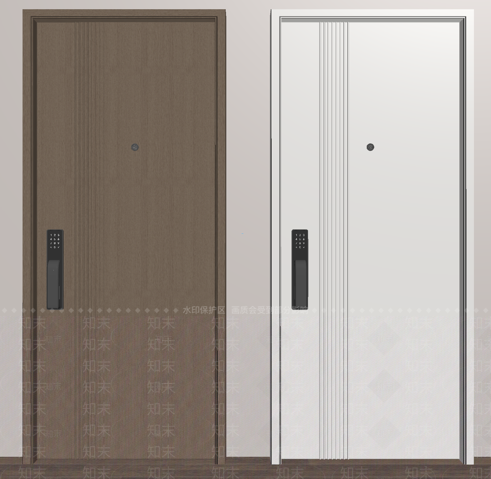 现代其他门SU模型下载【ID:1189130431】