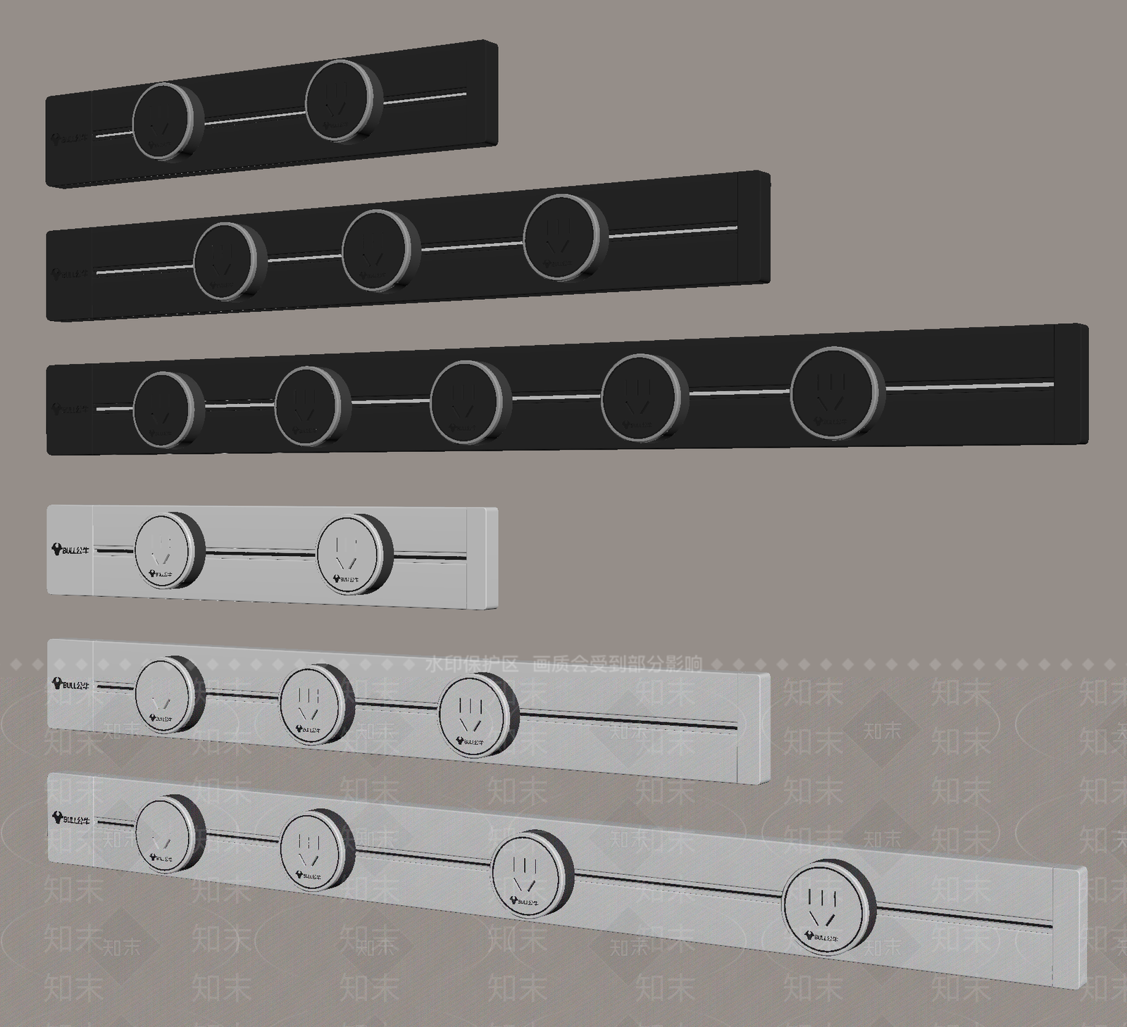 现代插座SU模型下载【ID:1189133046】