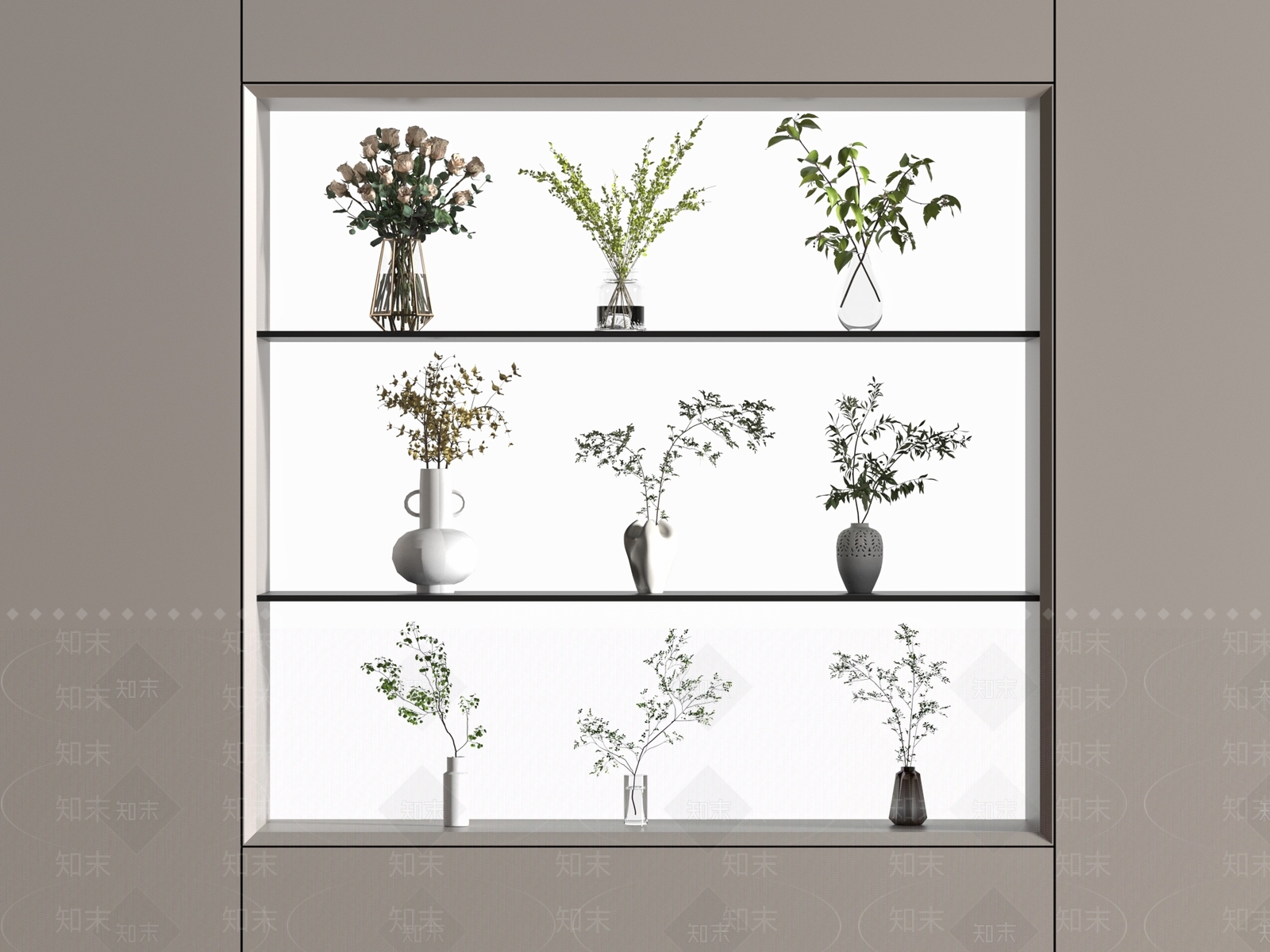 花艺3D模型下载【ID:1189137218】
