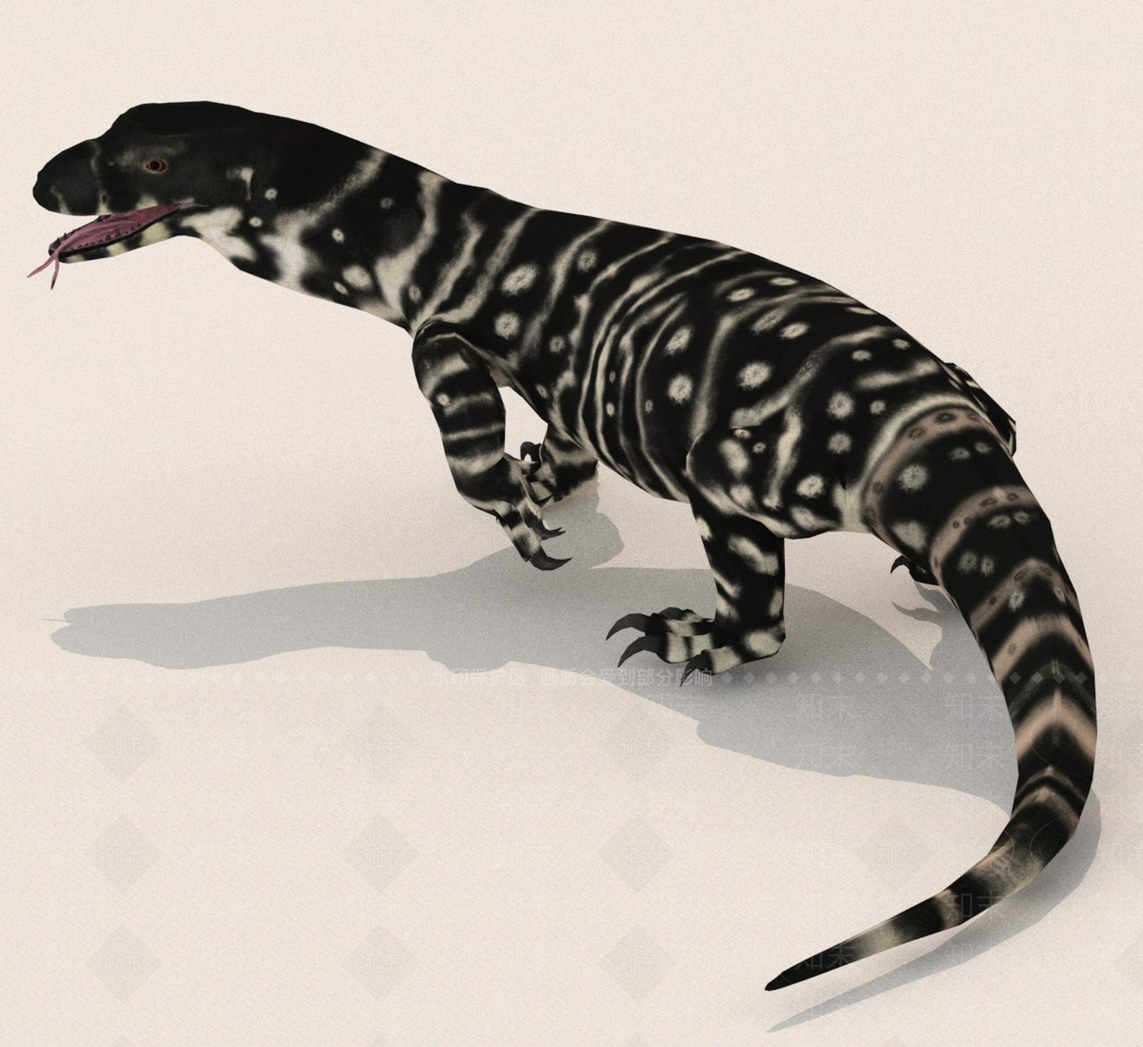 爬行类动物3D模型下载【ID:1189137883】