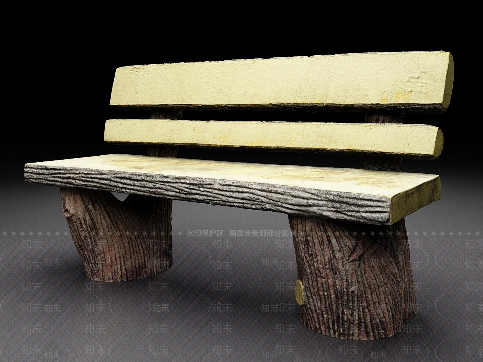 现代户外椅3D模型下载【ID:1189138551】