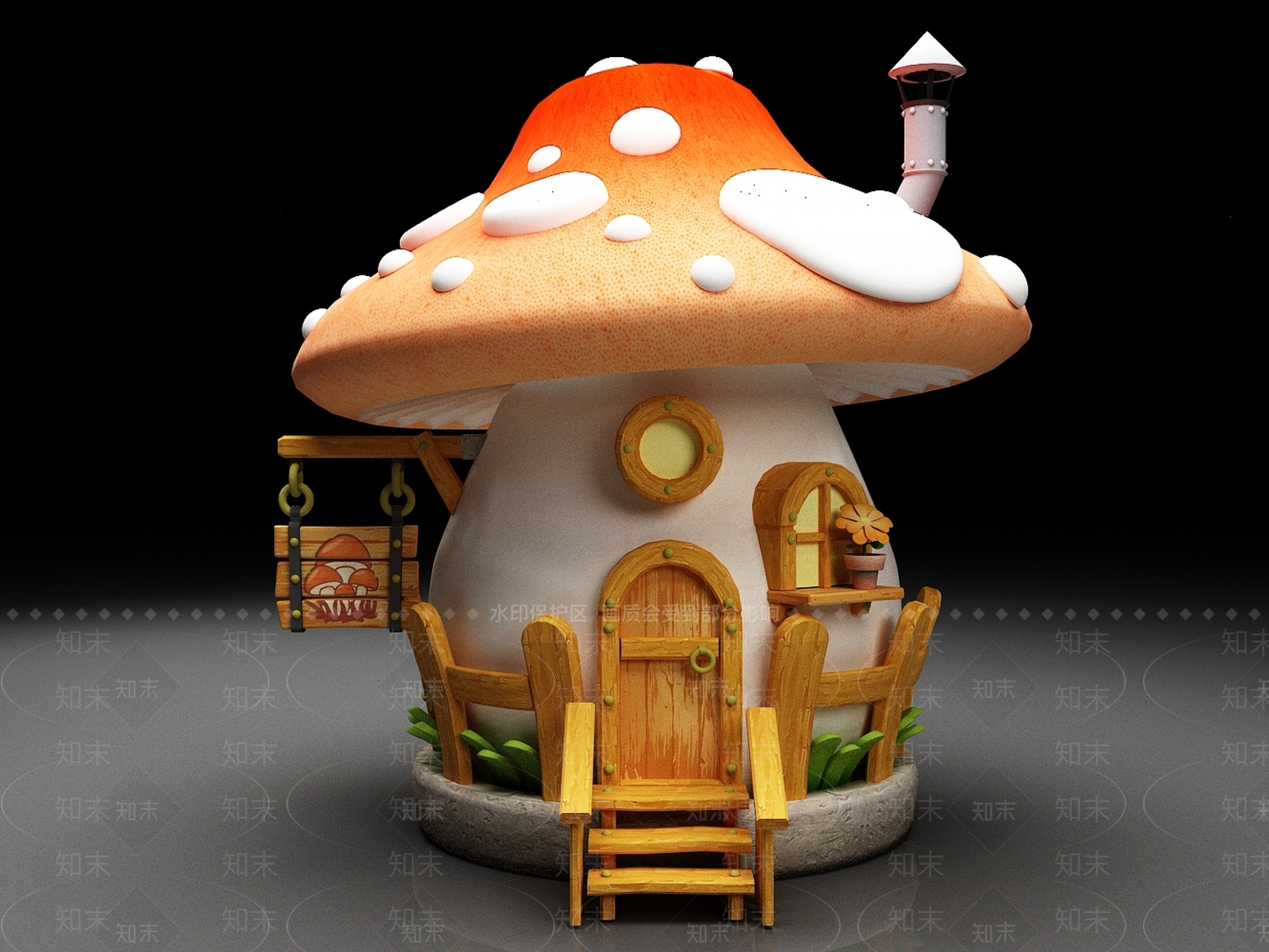 现代艺术风格建筑3D模型下载【ID:1189139128】