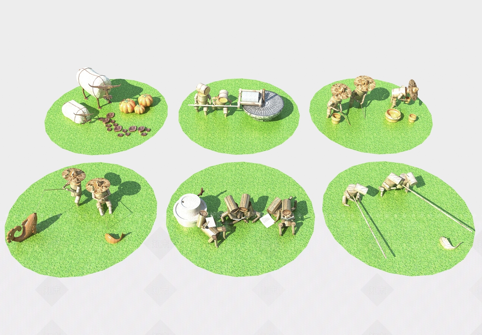 现代其他景观小品3D模型下载【ID:1189142800】