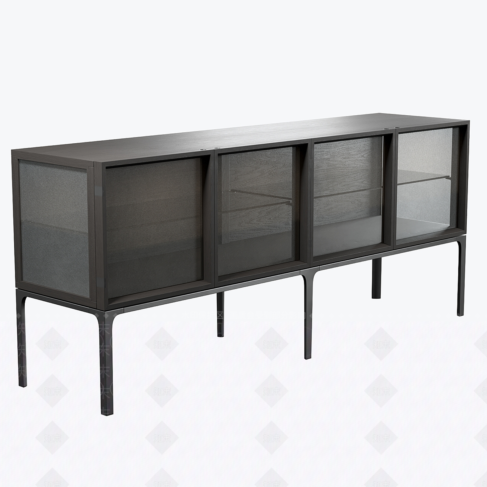 现代极简电视柜3D模型下载【ID:1189142992】