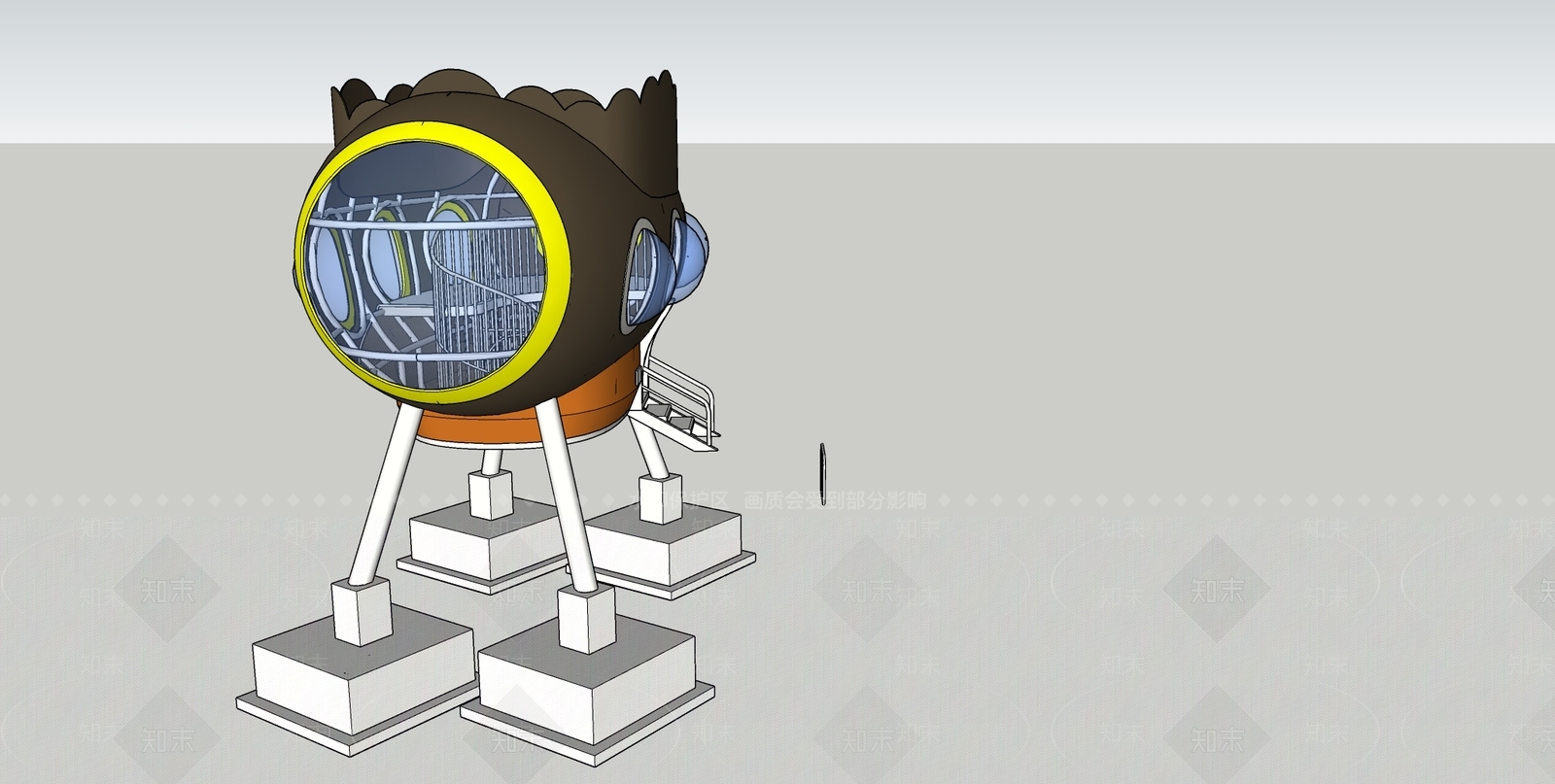 现代儿童游乐区SU模型下载【ID:1189147503】