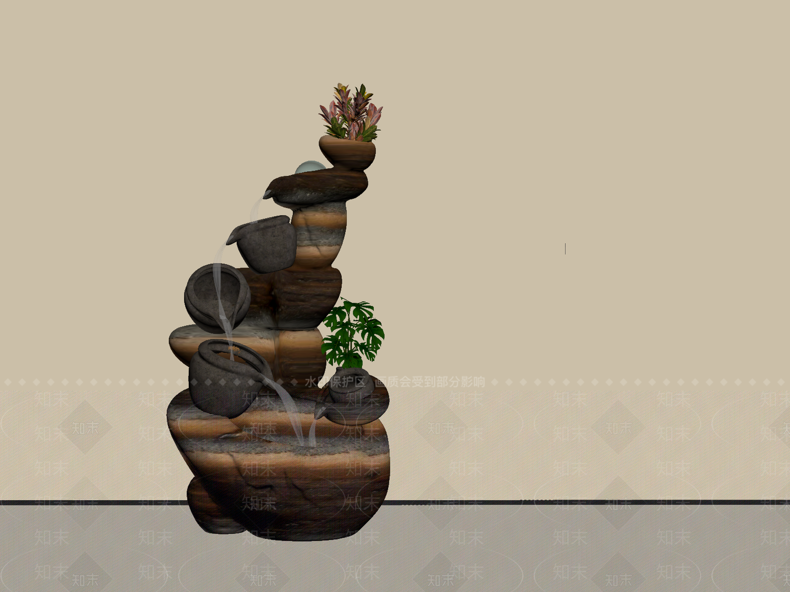 现代石头SU模型下载【ID:1189146549】