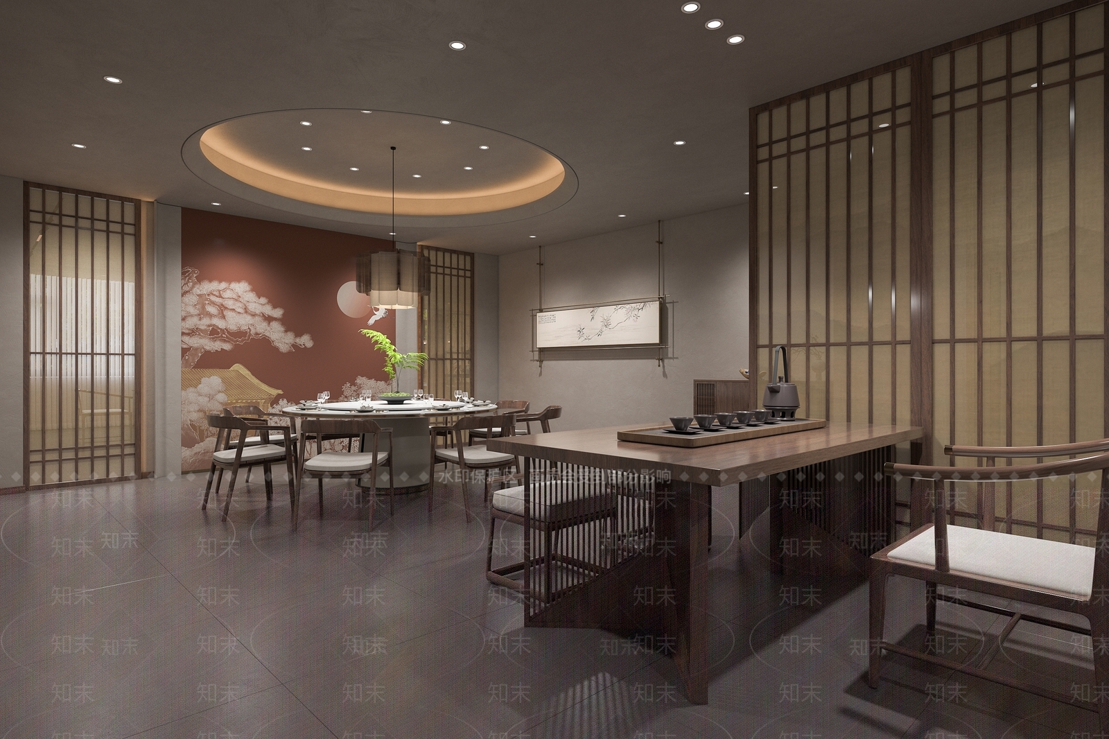新中式包厢3D模型下载【ID:1189148061】