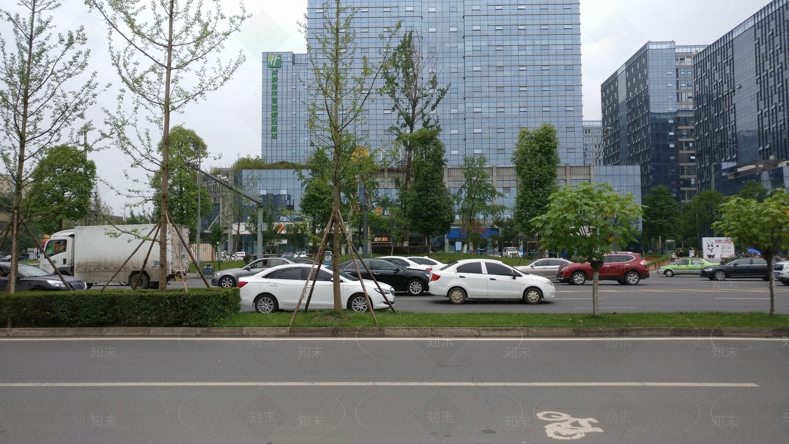 现代街道外景贴图下载【ID:1189149876】