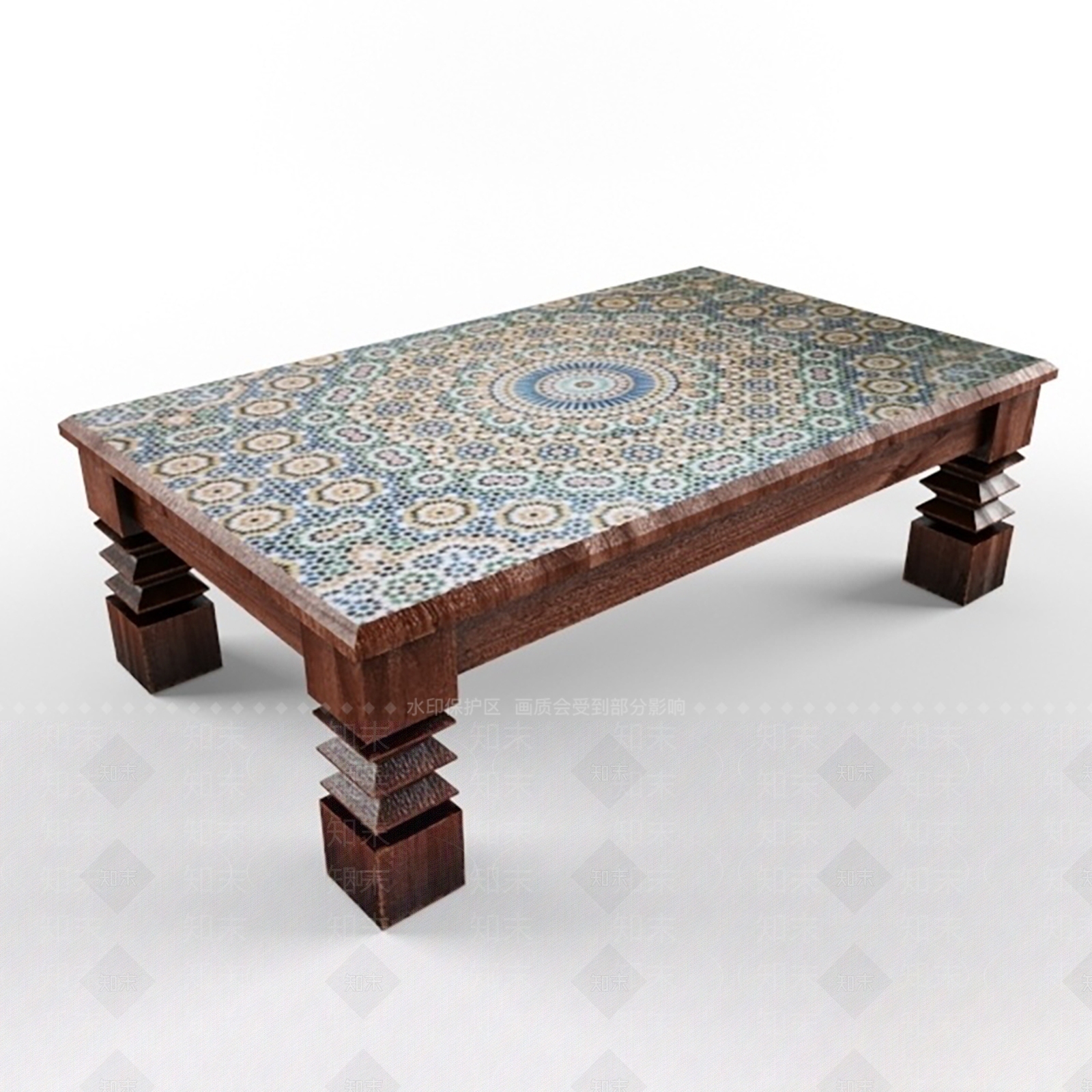 复古中古其他桌子3D模型下载【ID:1189158732】