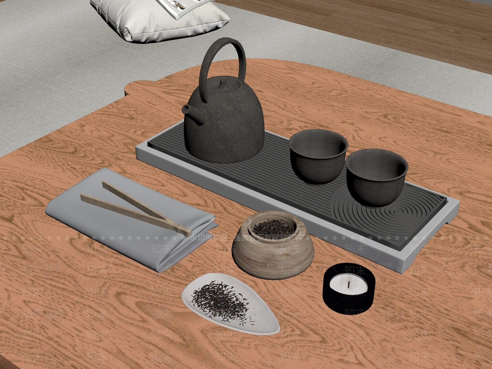 茶具SU模型下载【ID:1189164358】