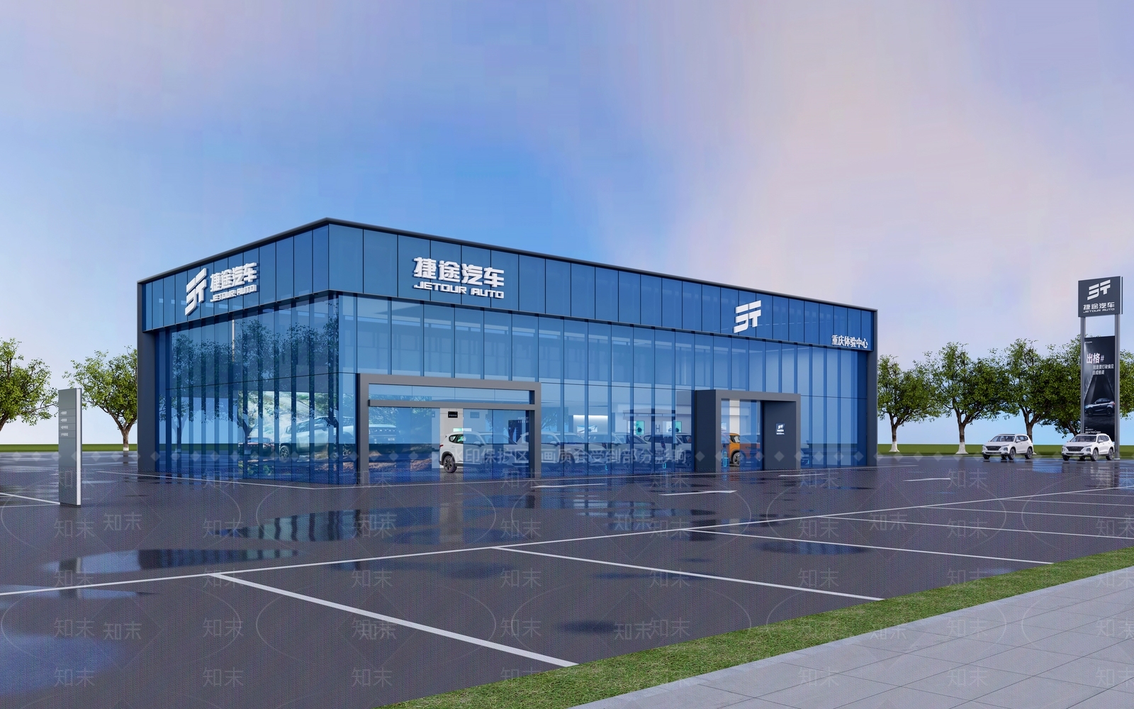 现代简约其他建筑外观3D模型下载【ID:1189165891】