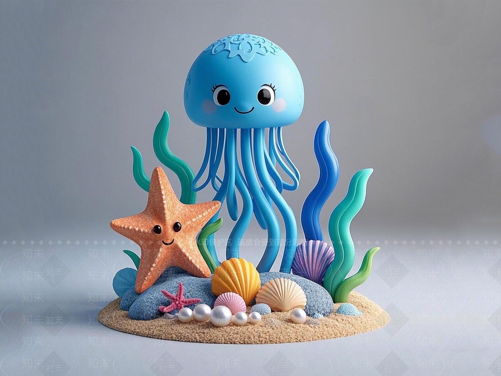 现代景观雕塑3D模型下载【ID:1189168376】