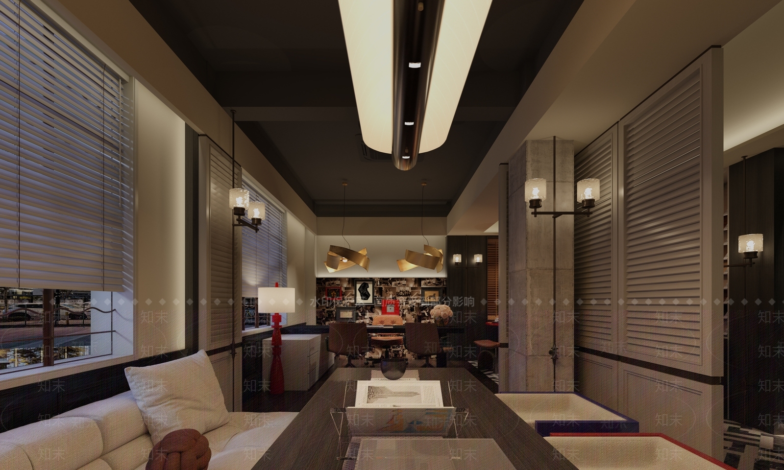 现代咖啡厅3D模型下载【ID:1189169014】
