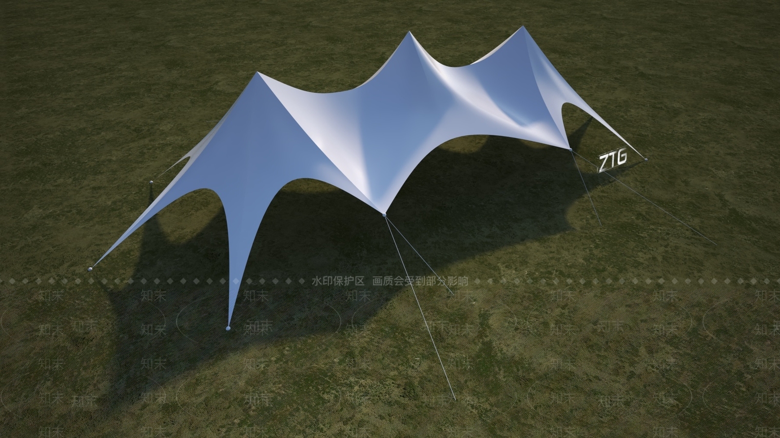 帐篷3D模型下载【ID:1189170640】