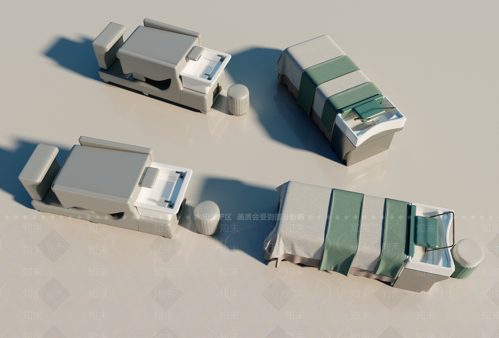 现代美发店3D模型下载【ID:1189169495】